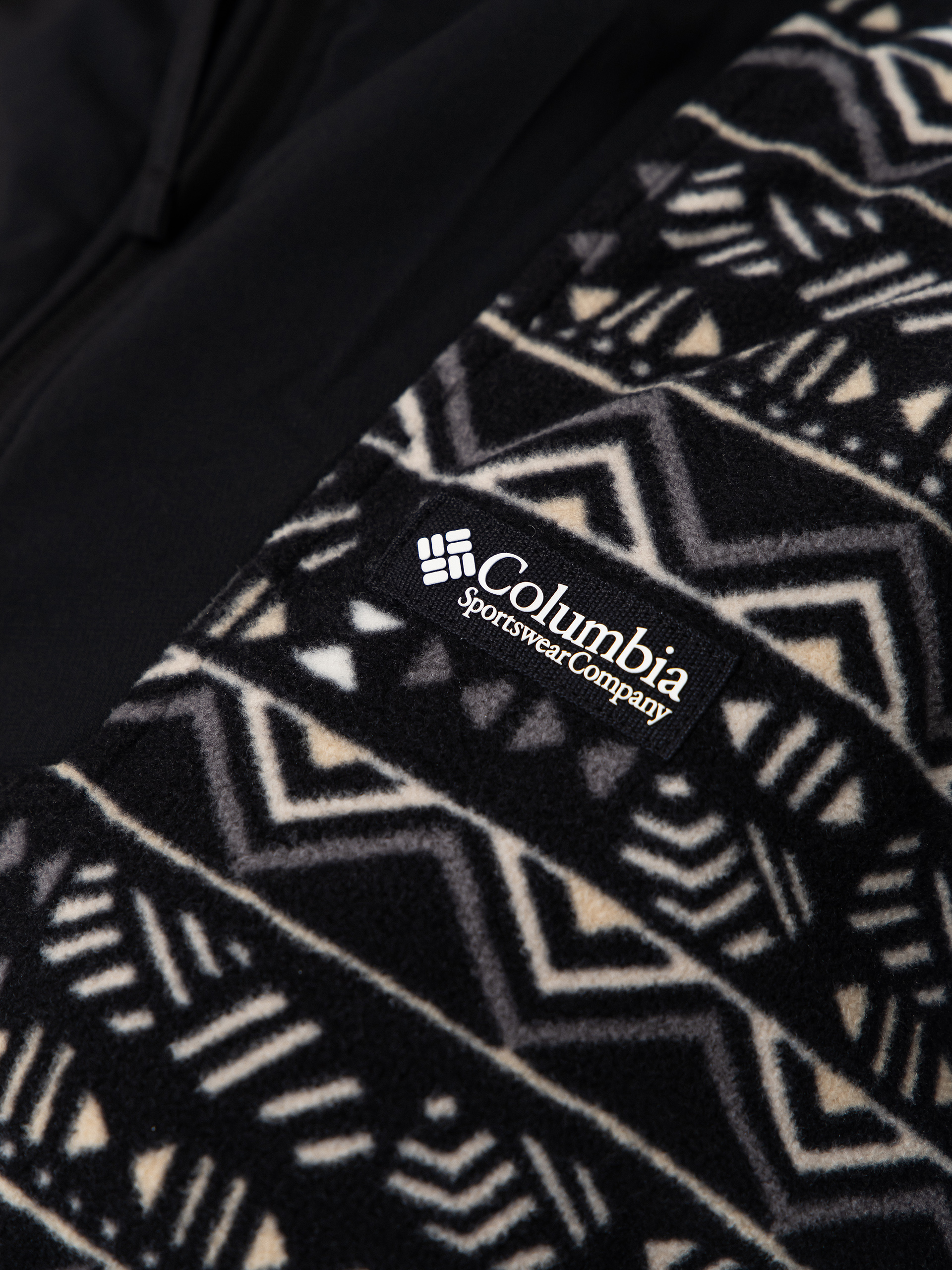 Dámsky Flísová mikina Columbia Sequoia Grove Printed Half Zip (black/horizons)