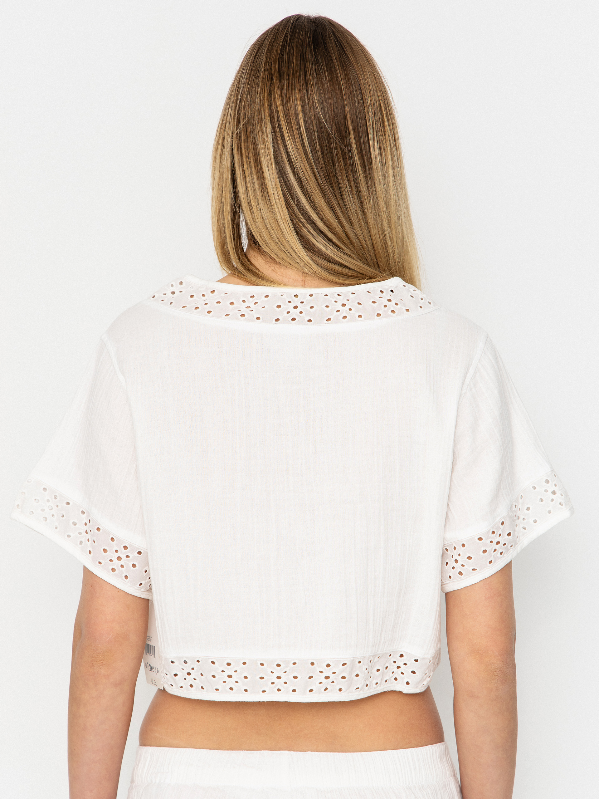 Košeľa Brixton Seaside Eyelet Top Wmn (off white eyelet)