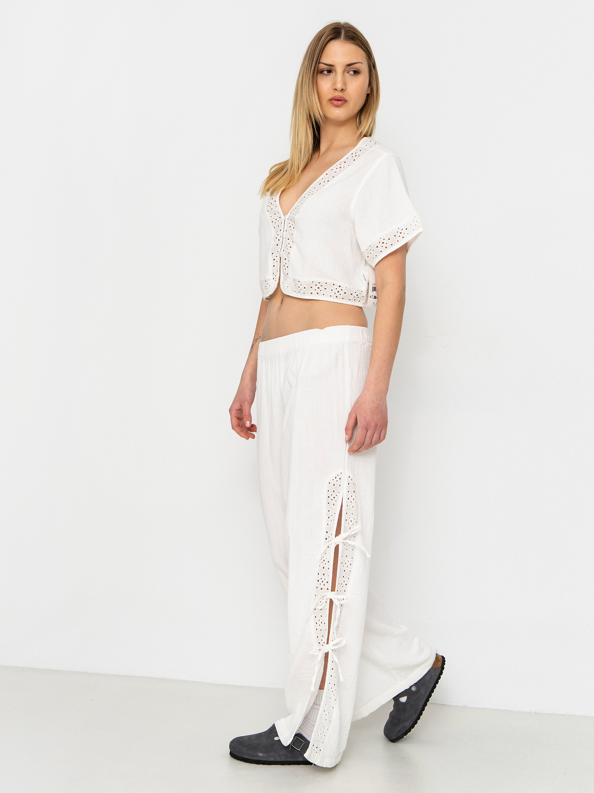 Košeľa Brixton Seaside Eyelet Top Wmn (off white eyelet)