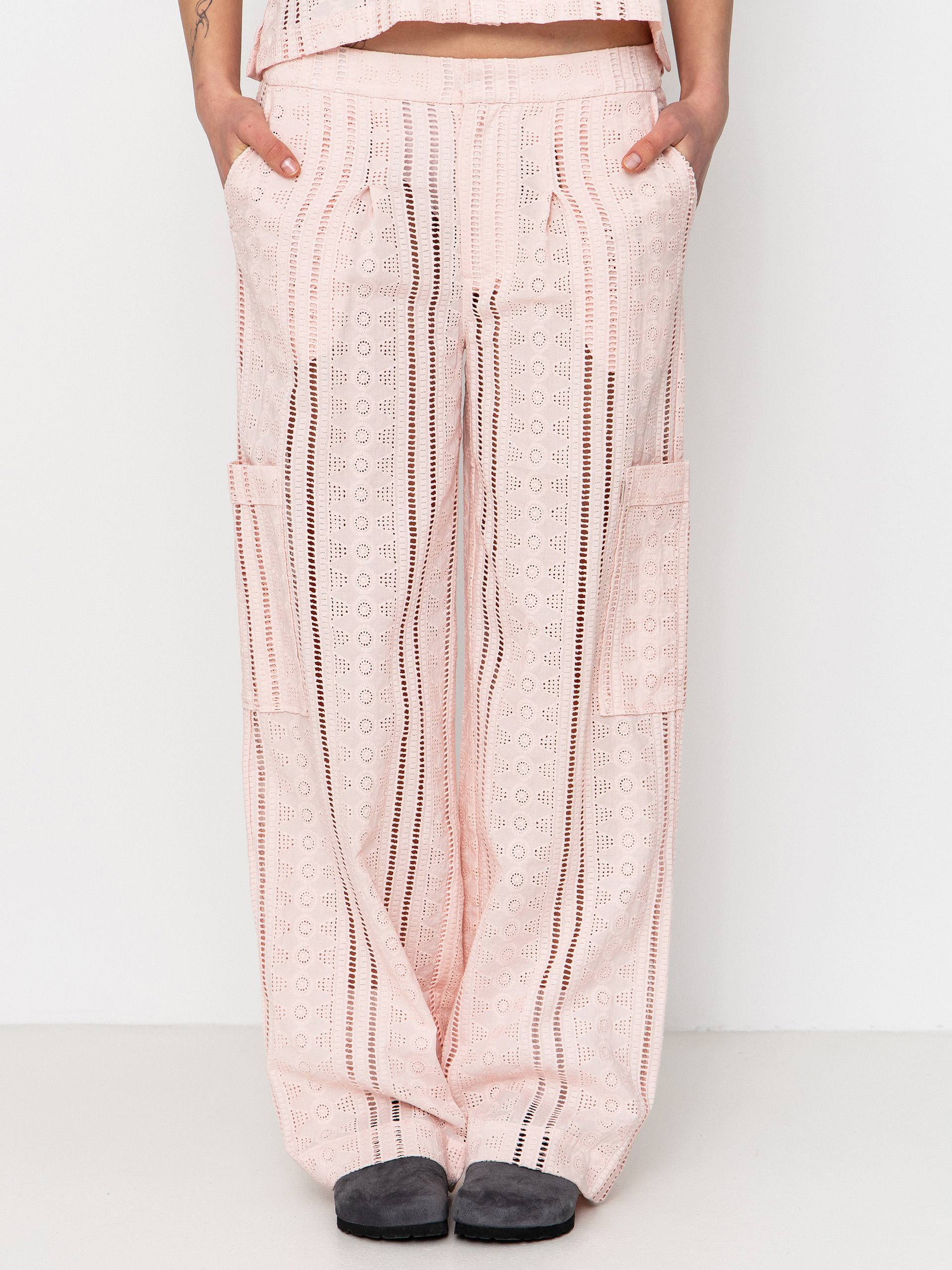 Nohavice Brixton The Mercer Wide Leg Trouser Wmn