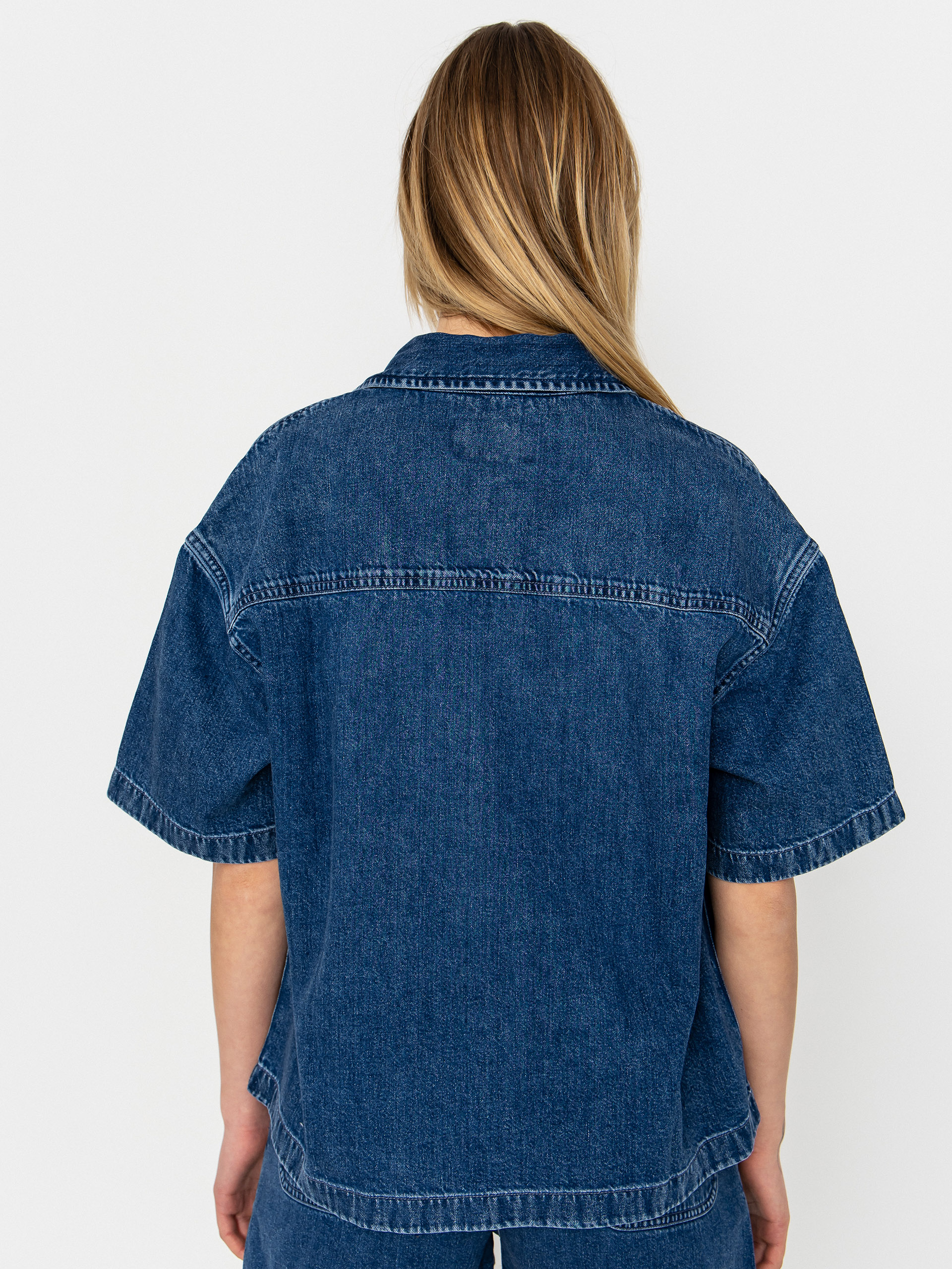Košeľa Carhartt WIP Lovilia Wmn (blue)