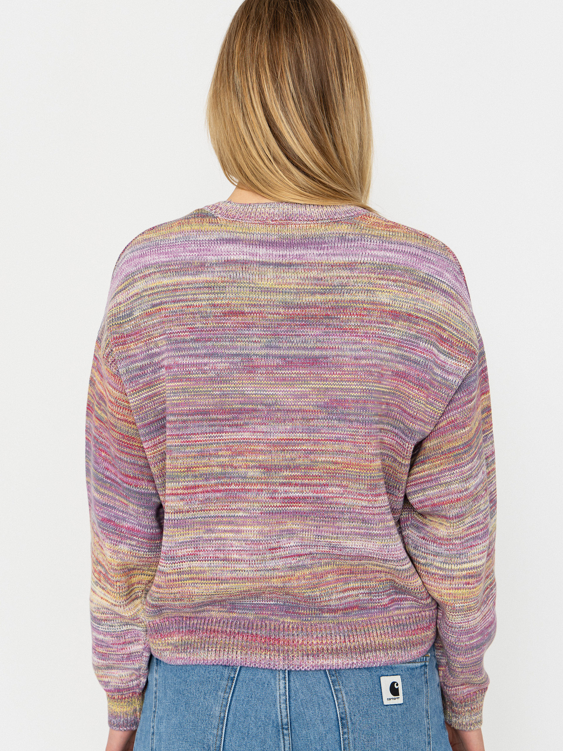 Sveter Carhartt WIP Keenaner Wmn (gradient/gentle purple)