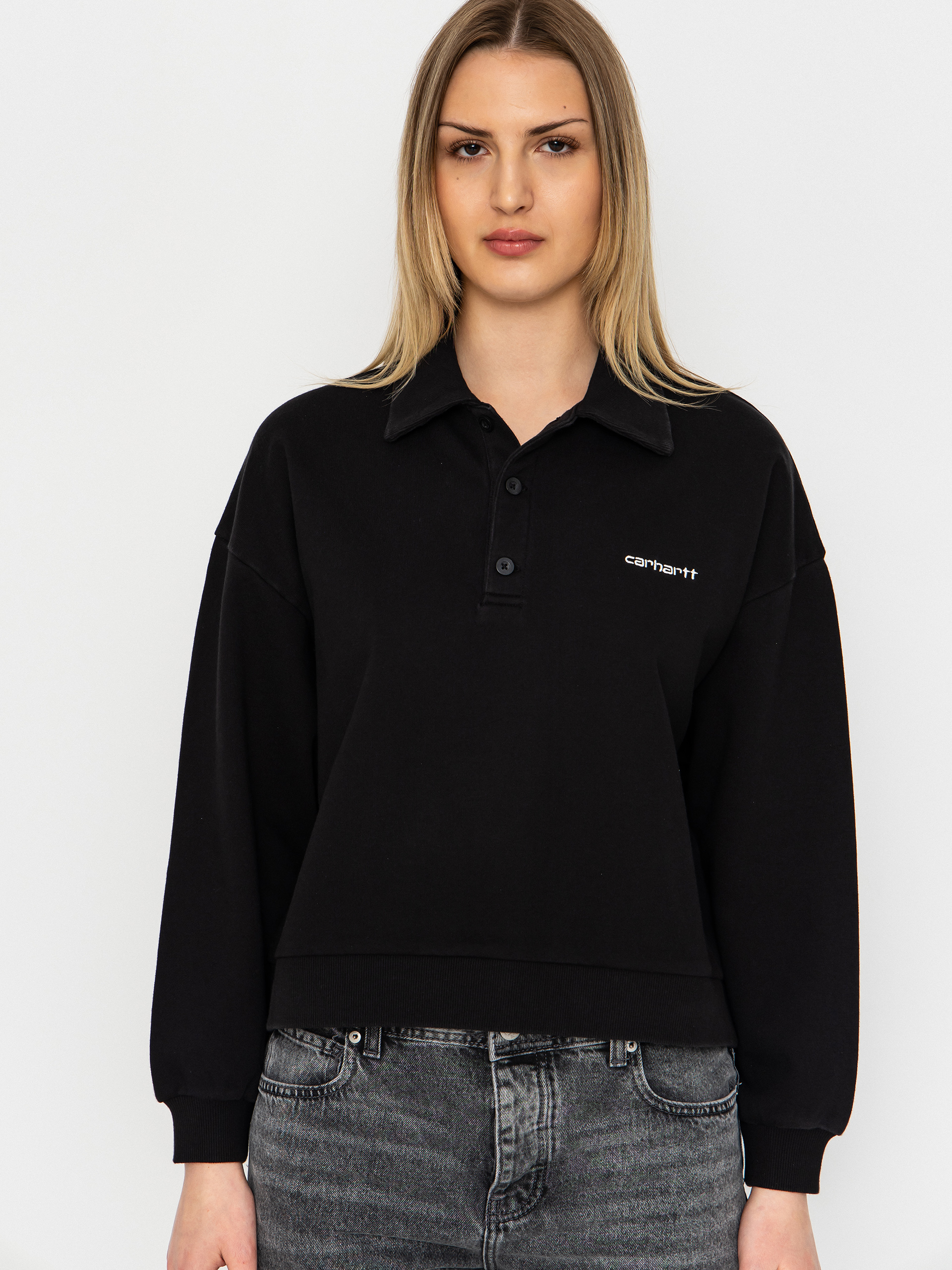Mikina Carhartt WIP Brenta Polo Wmn