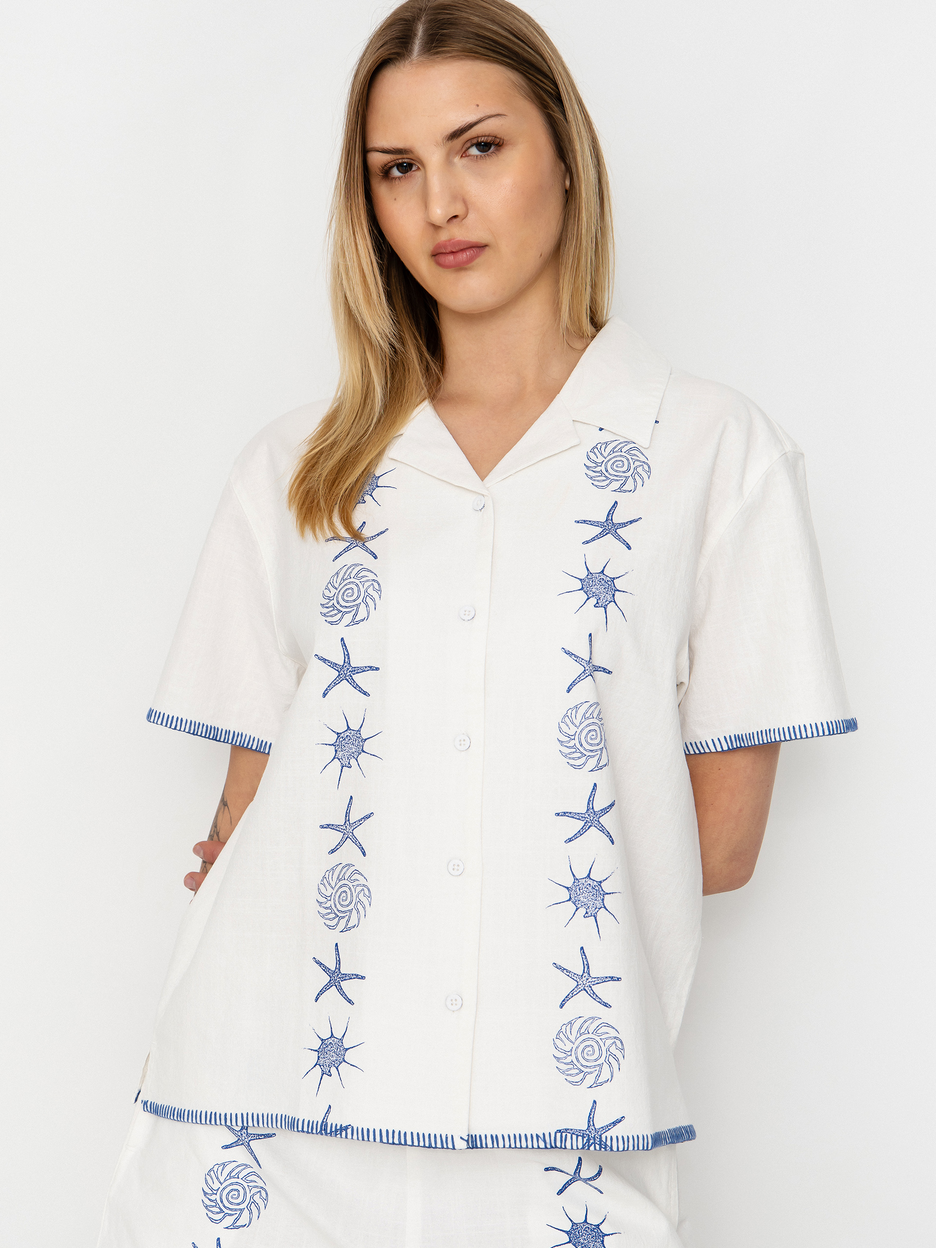 Košeľa Santa Cruz Reef Wmn (off white)