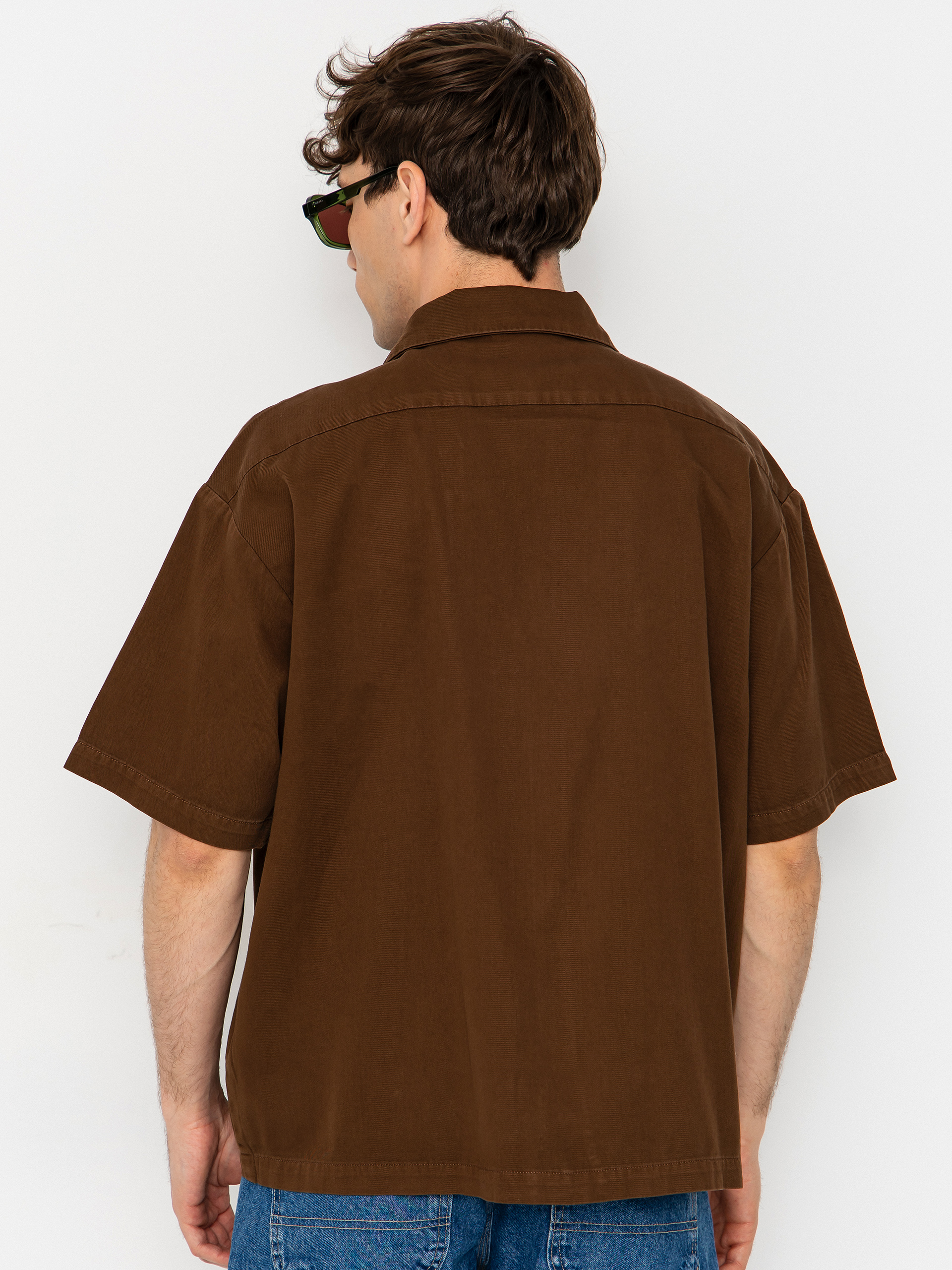Košeľa Dickies 247 Garment Dyed Work (timber brown)
