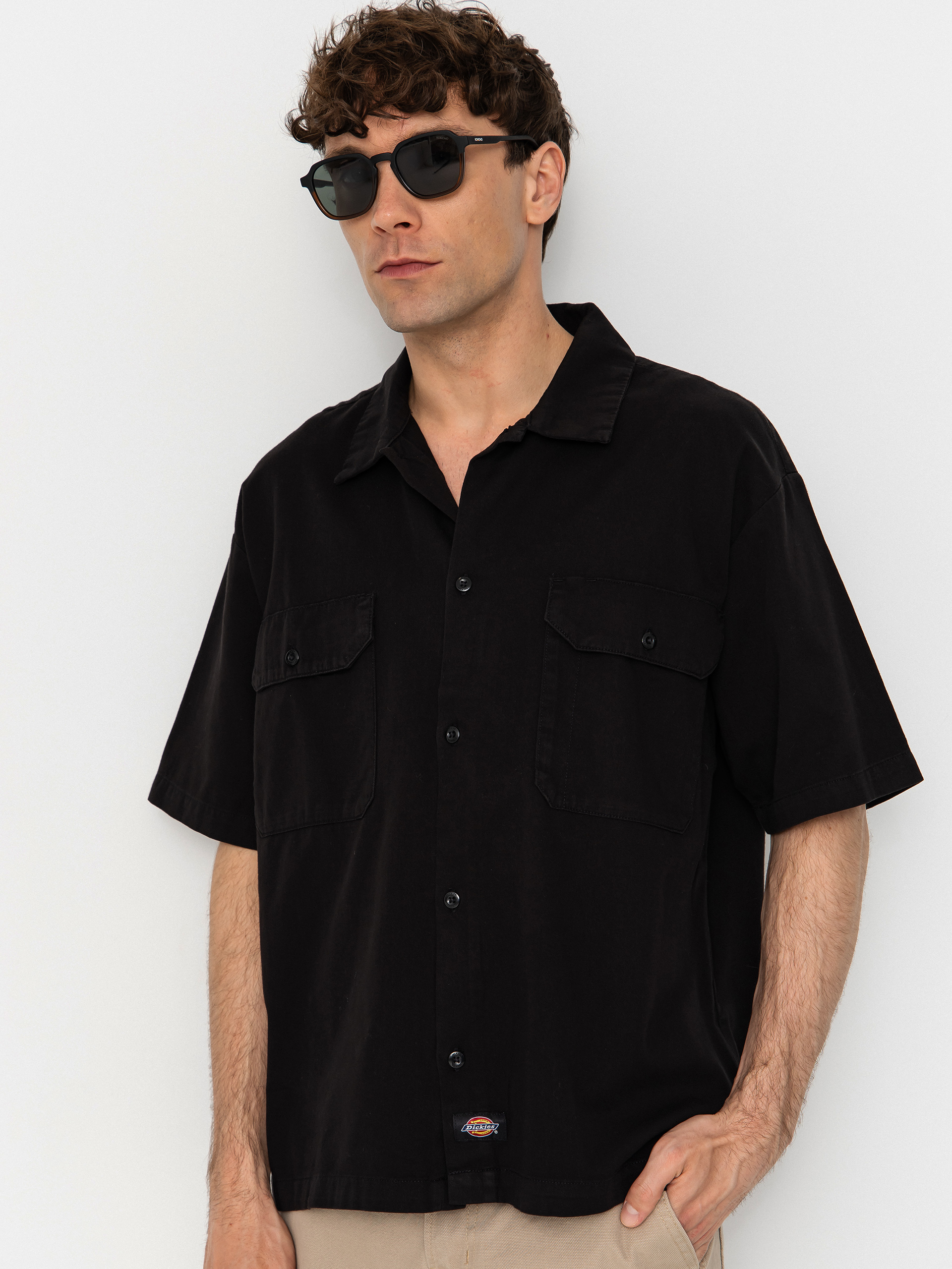 Košeľa Dickies 247 Garment Dyed Work (black)