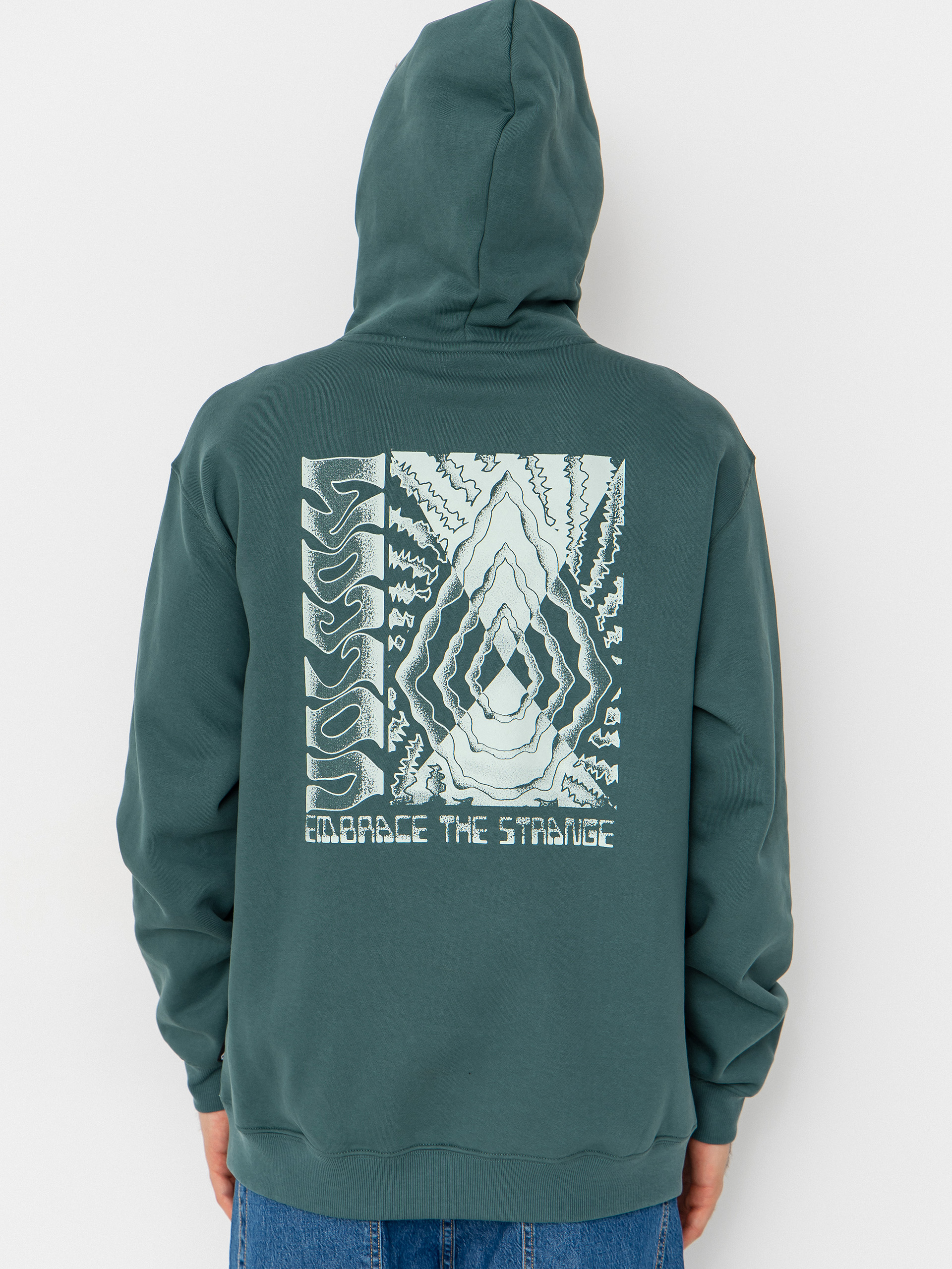 Mikina s kapucňou Volcom Watanite HD (rifle green)