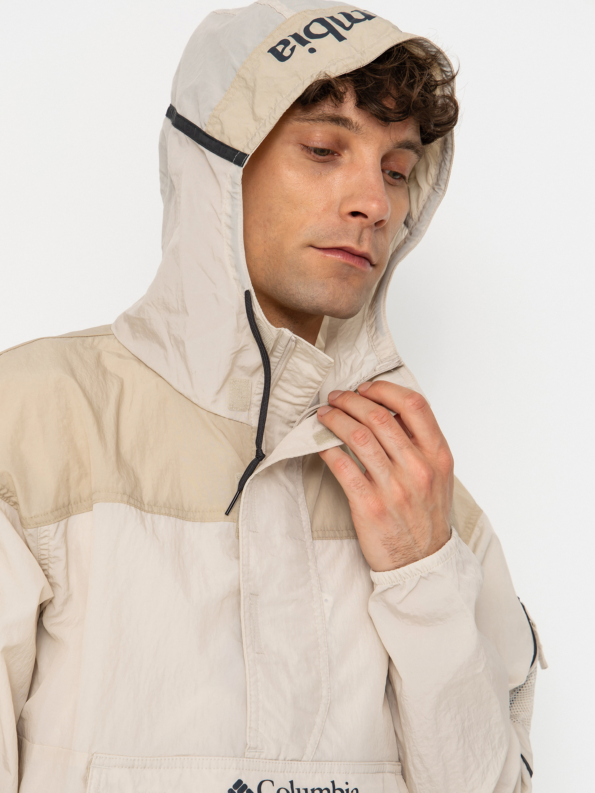 Bunda Columbia Challenger Windbreaker Anorak (dark stone/ancient fossil)