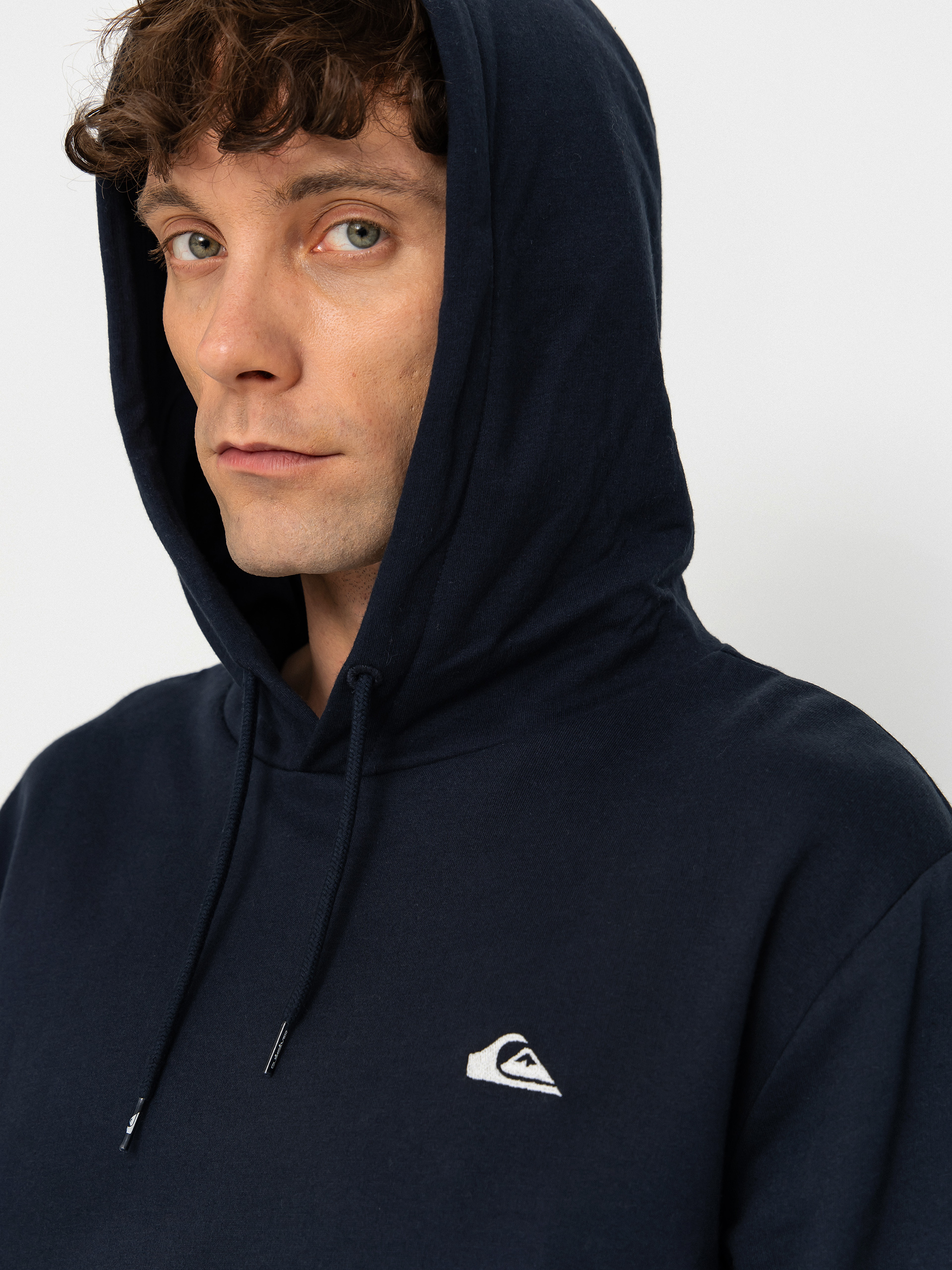 Mikina s kapucňou Quiksilver Basic HD (dark navy)