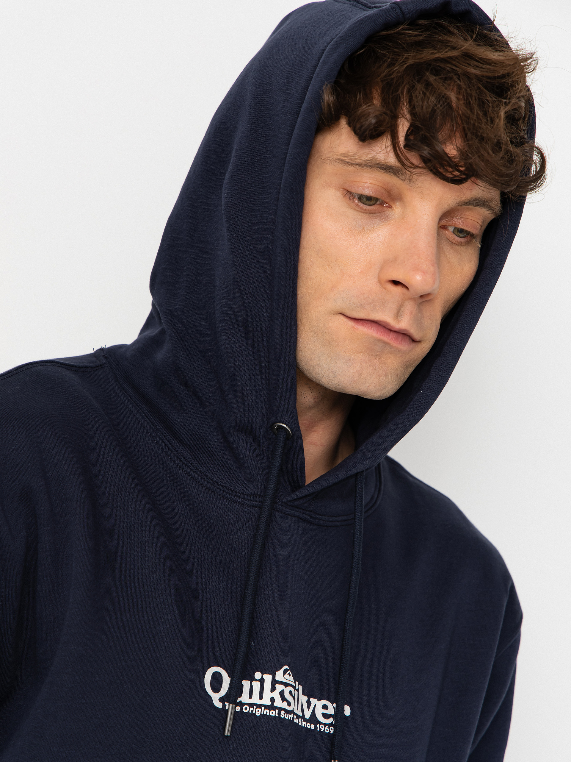 Mikina s kapucňou Quiksilver Fineline HD (dark navy)