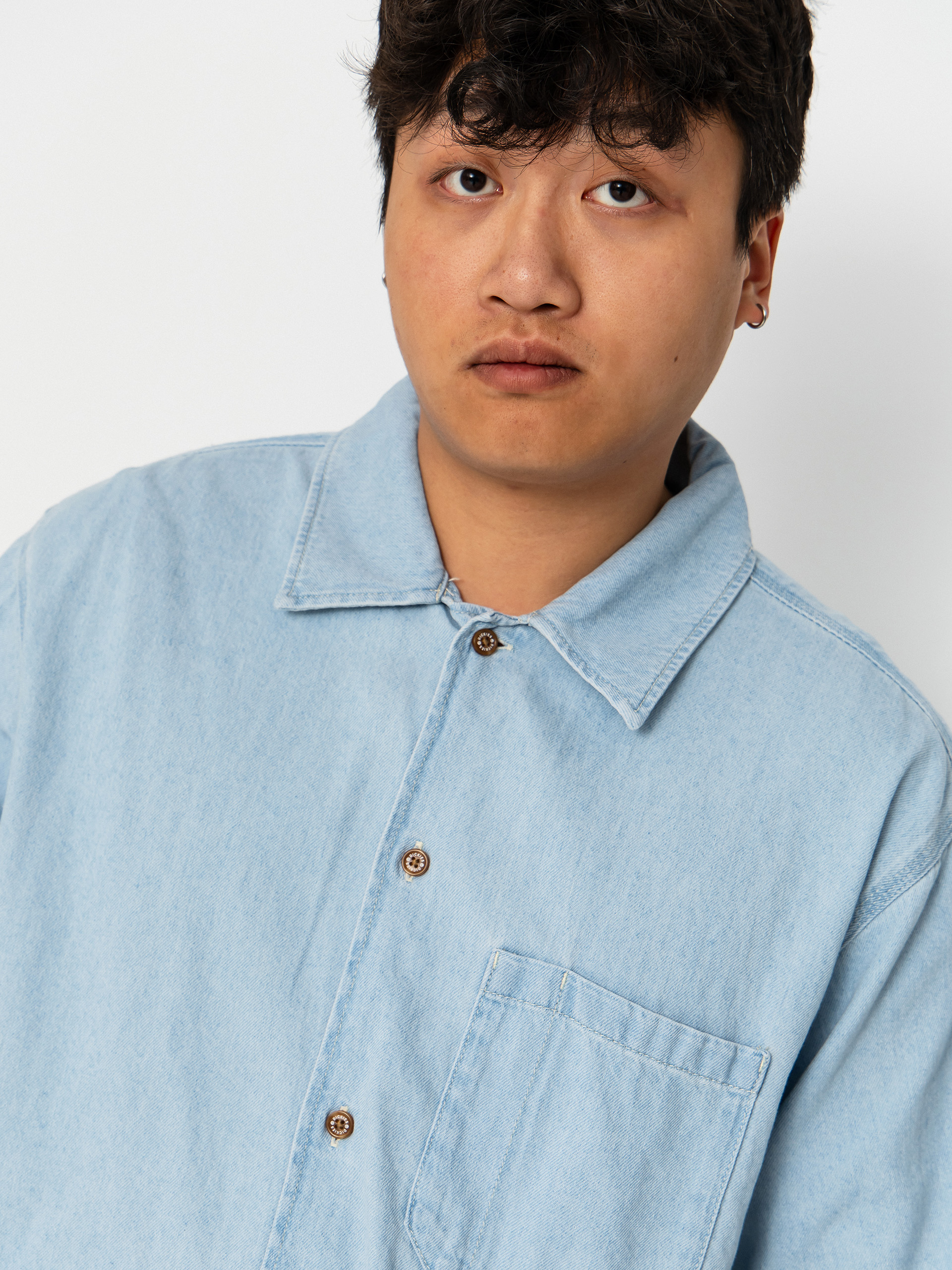 Košeľa Dickies Denim (fog blue)