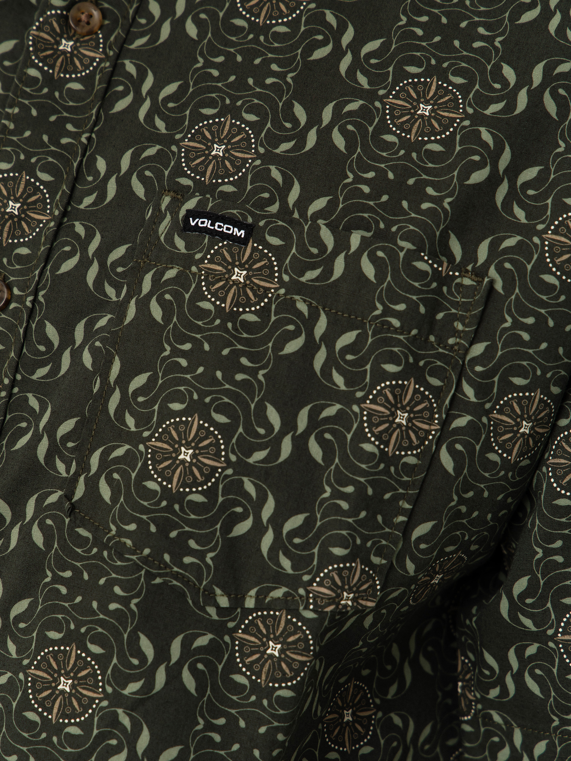 Košeľa Volcom Scaler Stone (squadron green)