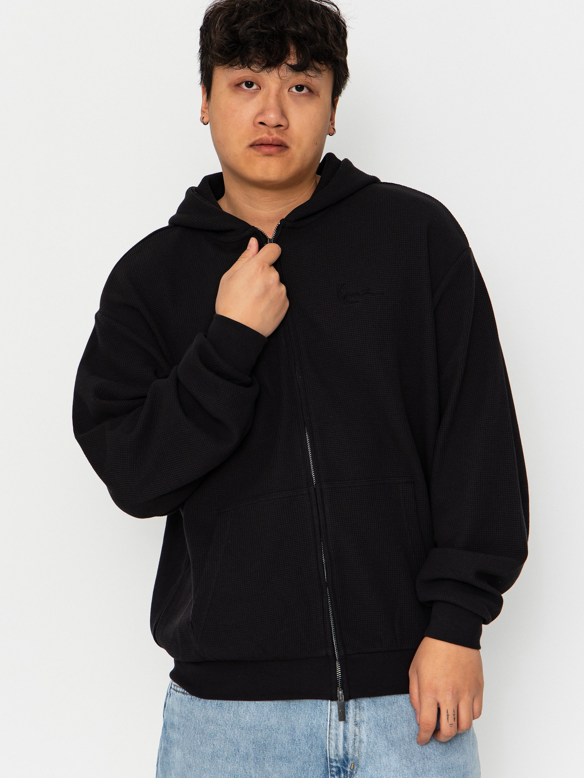 Mikina s kapucňou Karl Kani Signature Oversized ZHD