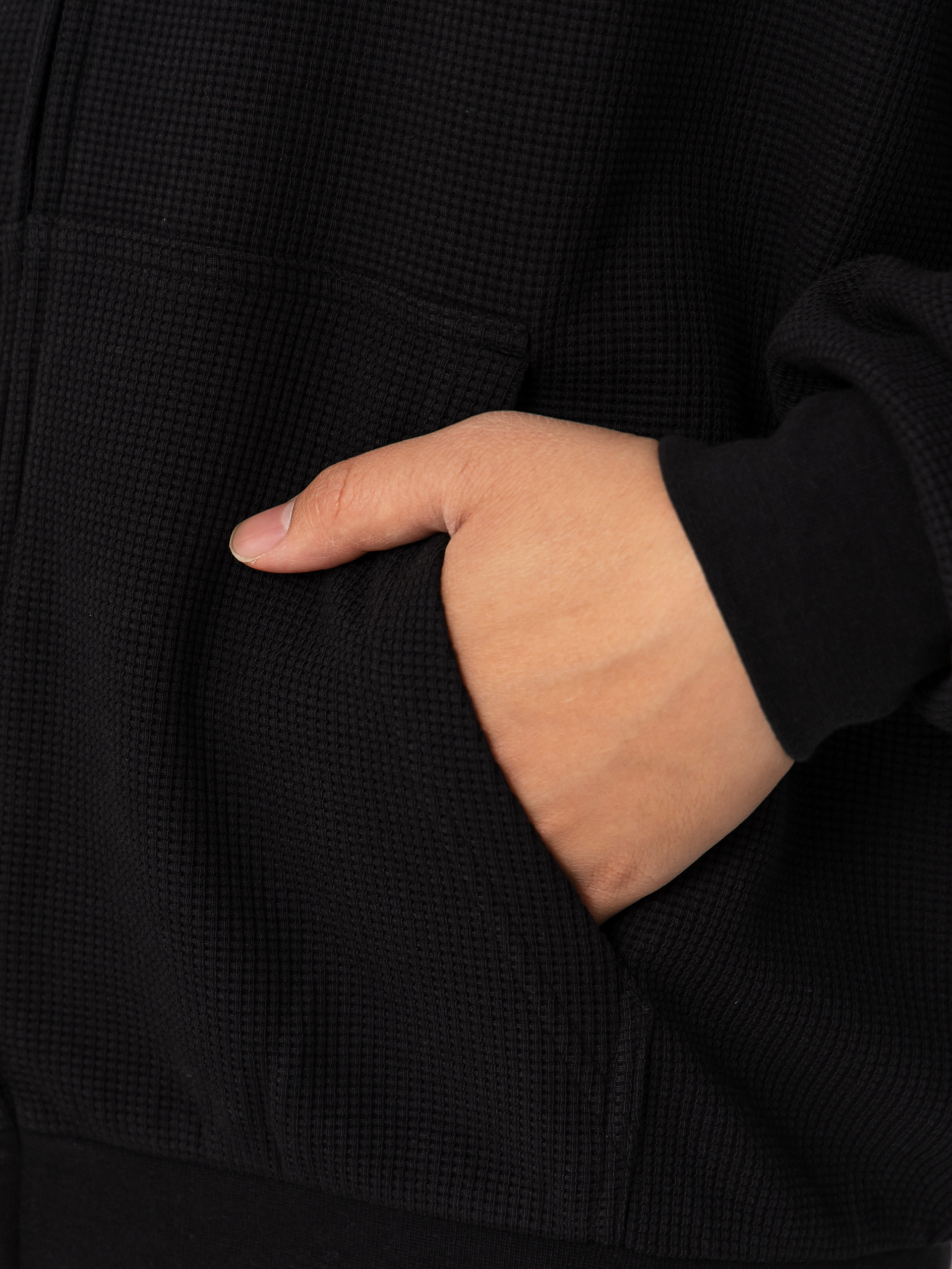 Mikina s kapucňou Karl Kani Signature Oversized ZHD (black)