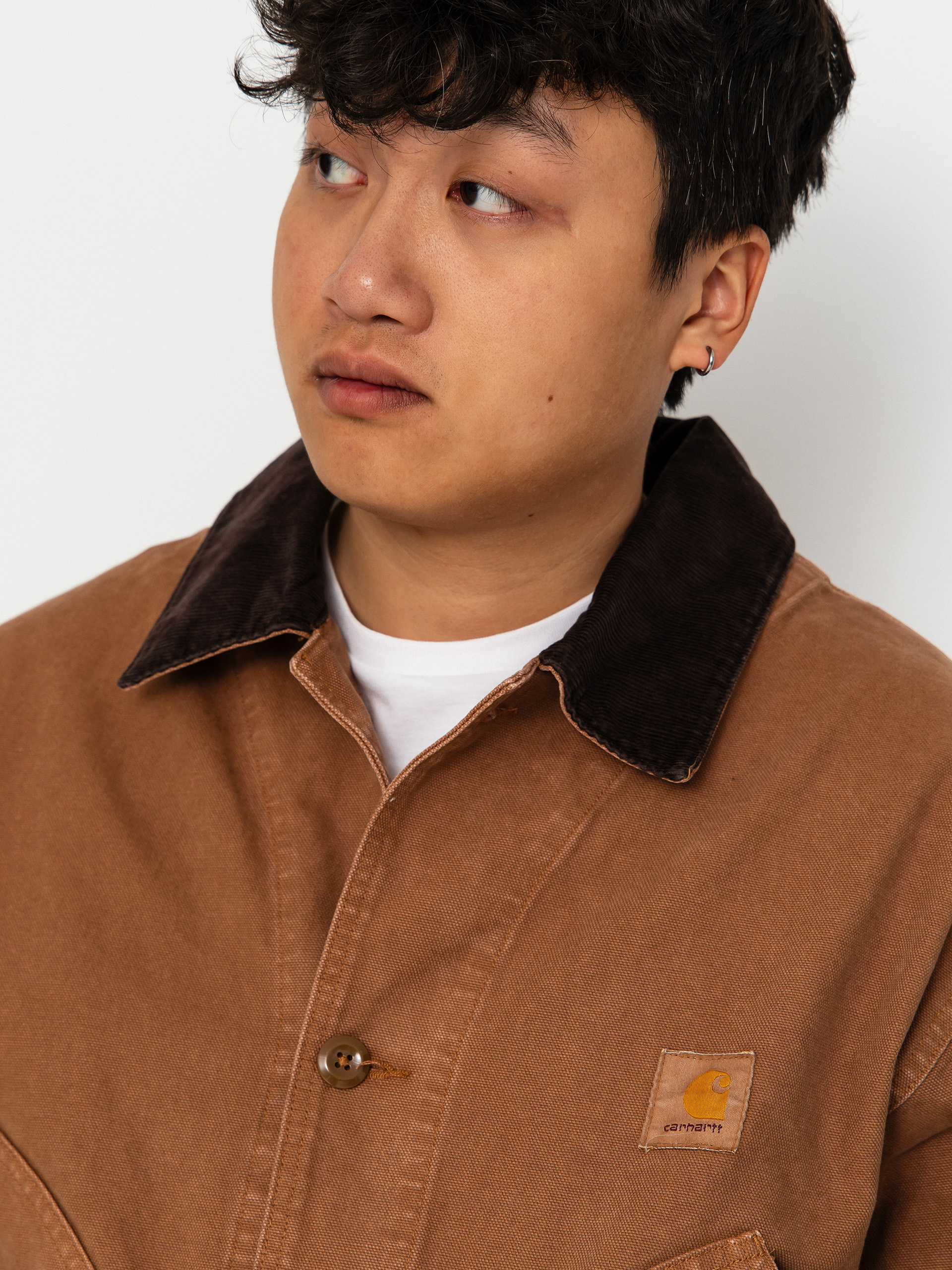 Bunda Carhartt WIP Prescott Coat (hamilton brown/tobacco)