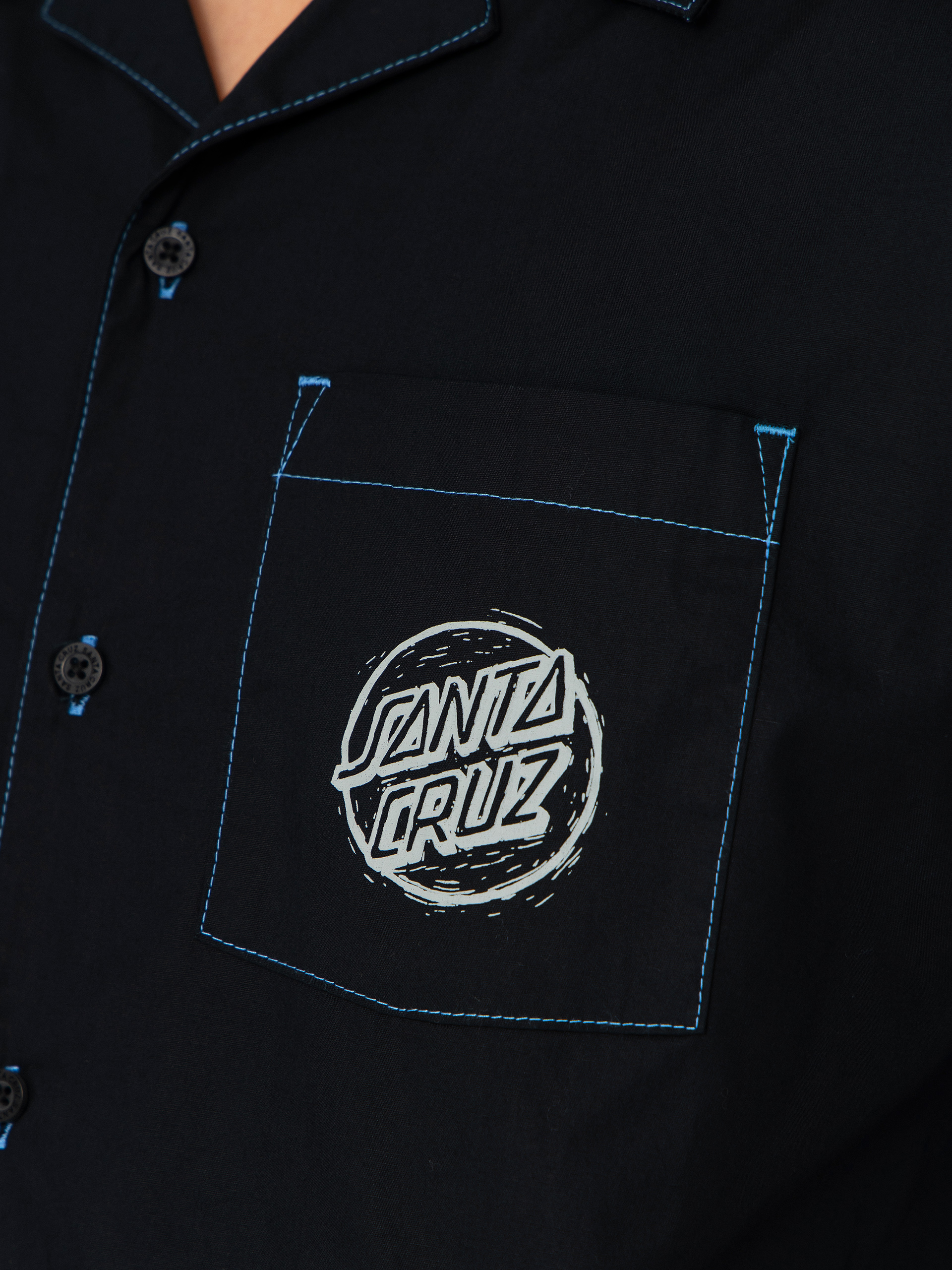 Košeľa Santa Cruz Stamped (black)
