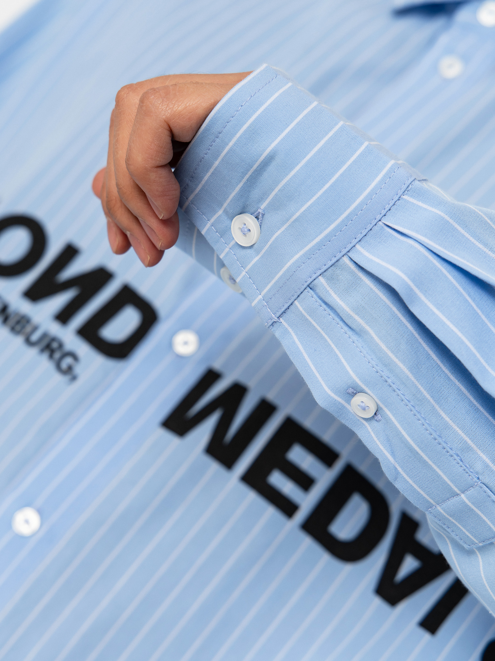 Košeľa Beyond Medals Button Up (l.blue)