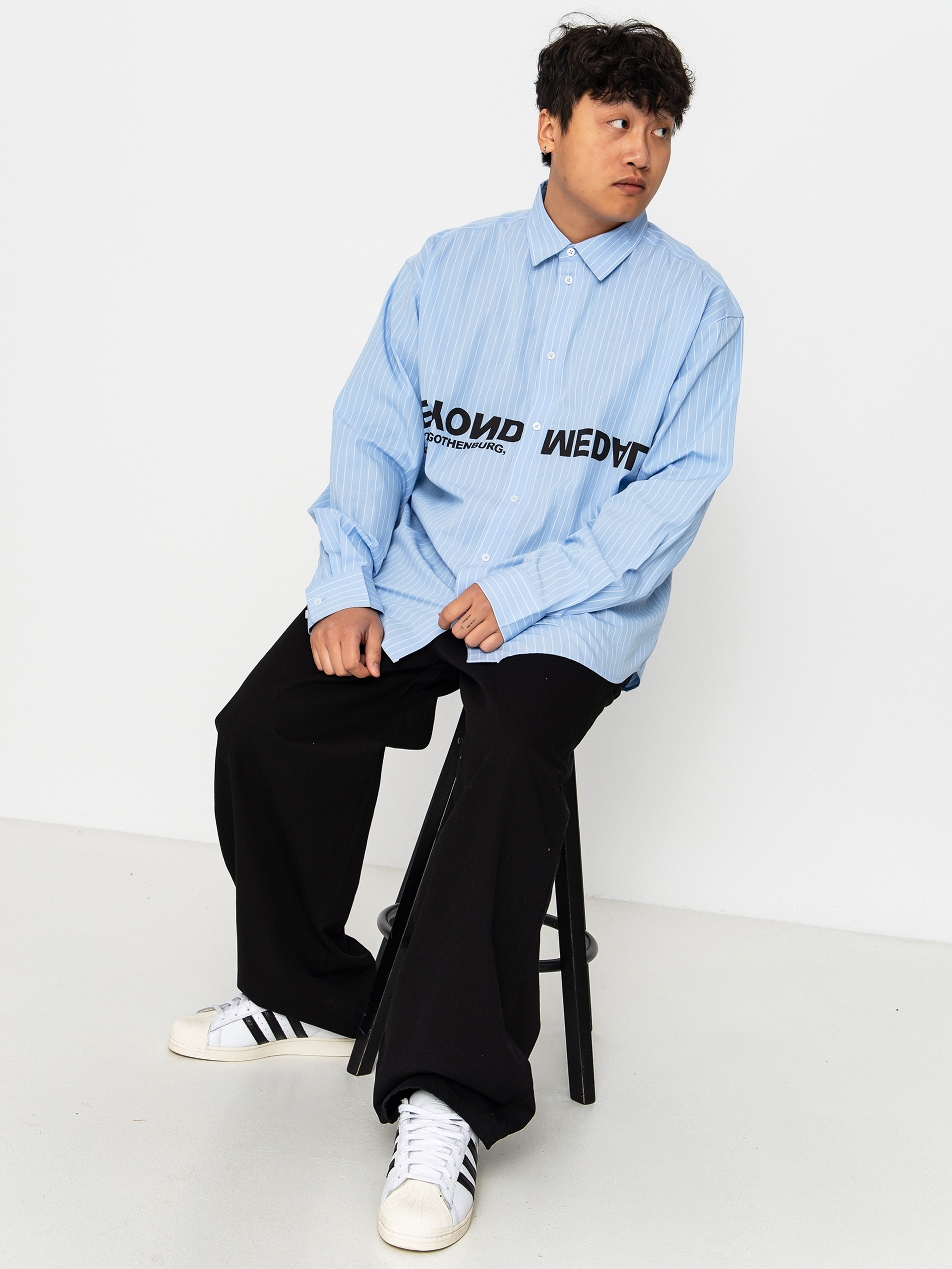 Košeľa Beyond Medals Button Up (l.blue)