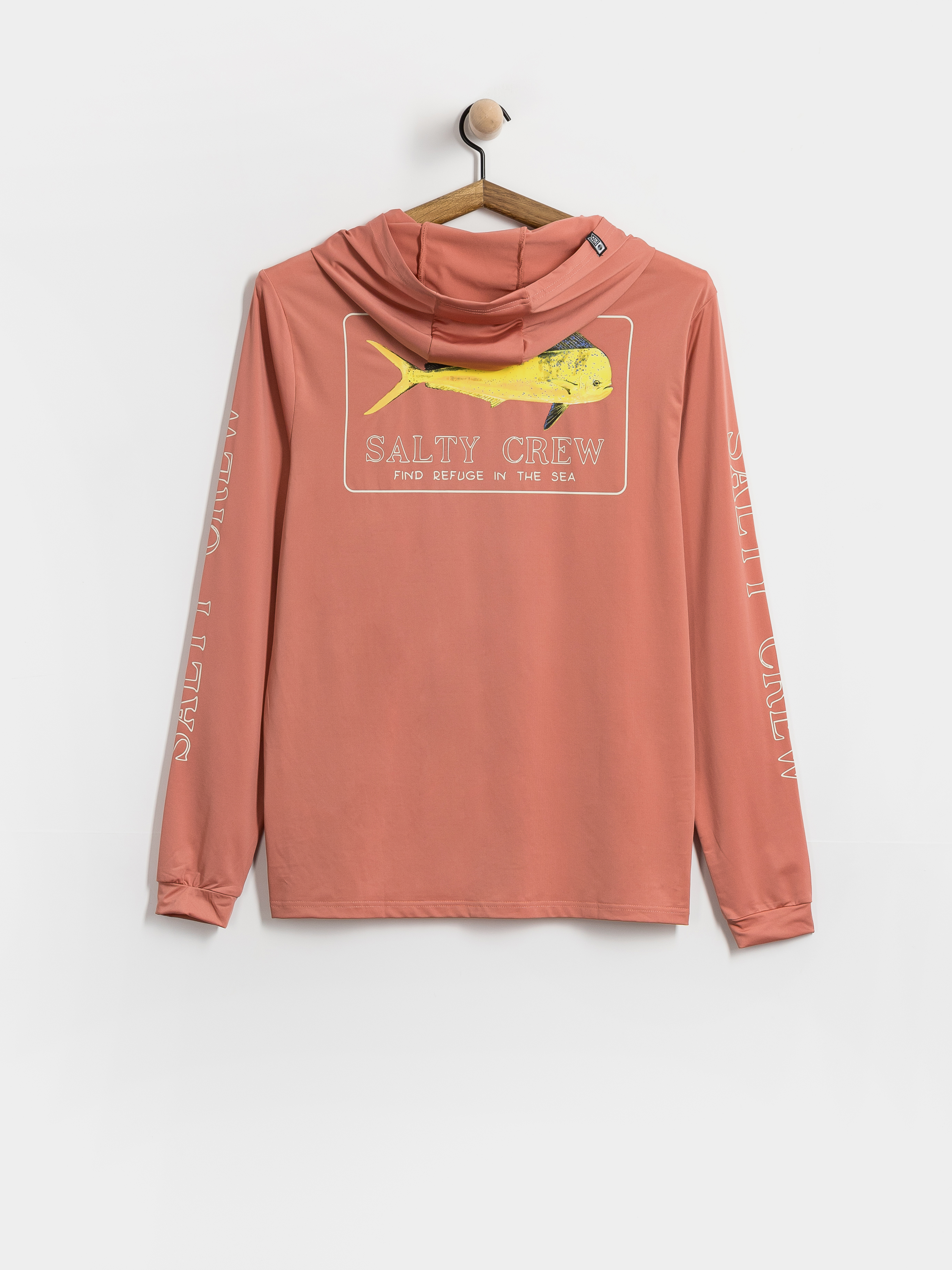 Triko Salty Crew Golden Mahi Hood Sunshirt