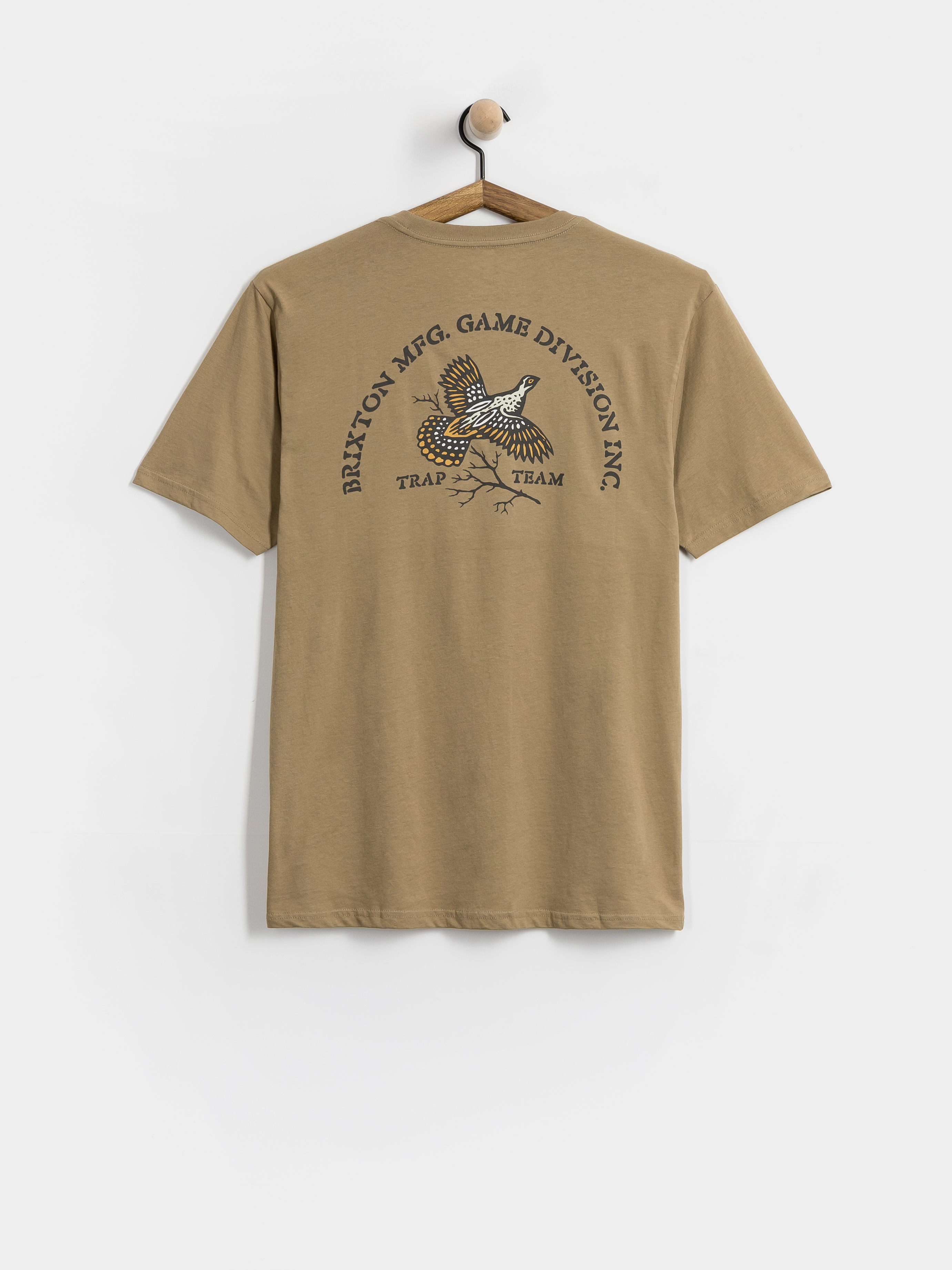 Tričko Brixton Game S/S Tlrt (khaki)