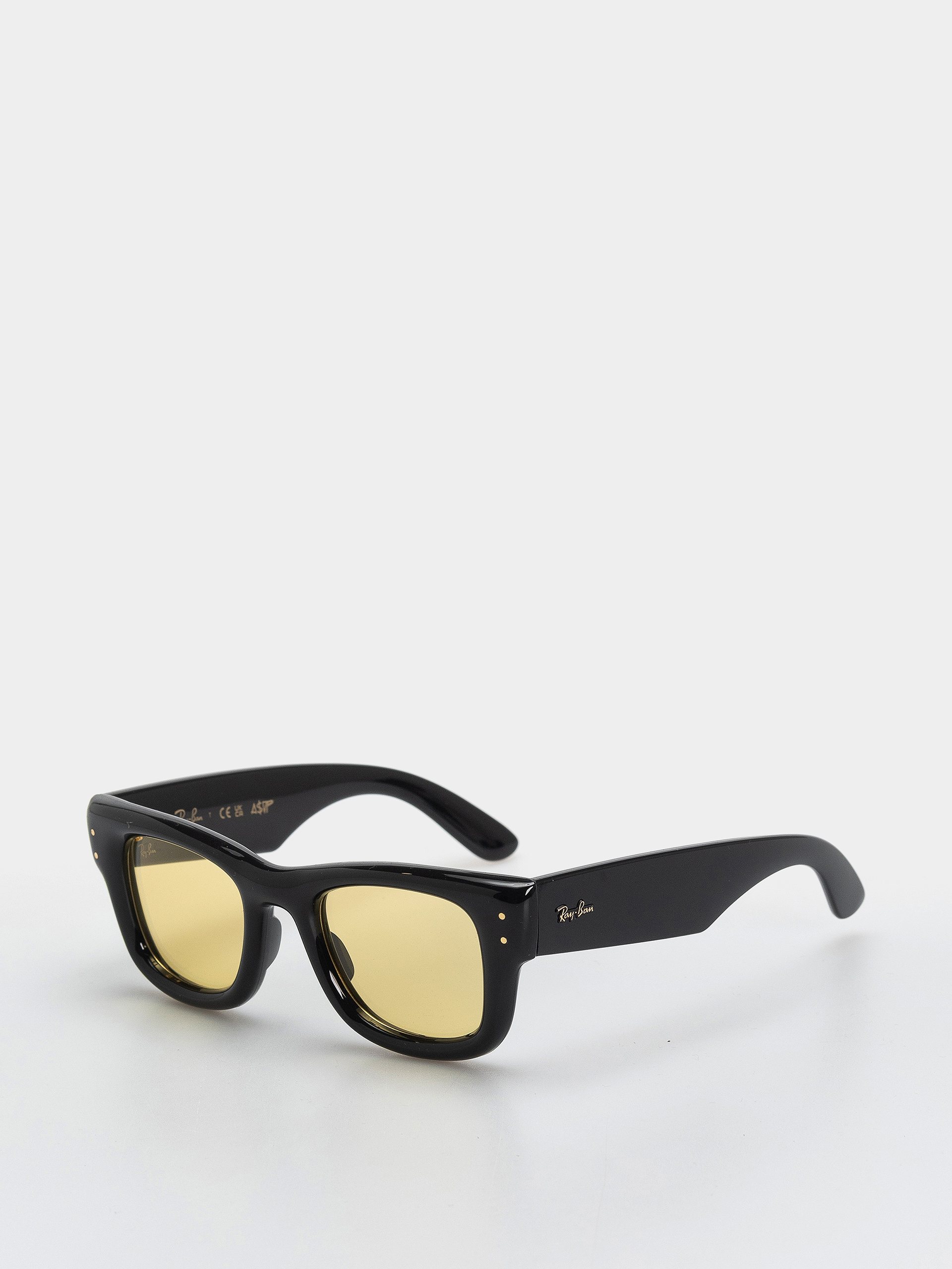 Slneu010dnu00e9 okuliare Ray-Ban Wayfarer Puffer (polerowany czarny/u017cu00f3u0142ty)