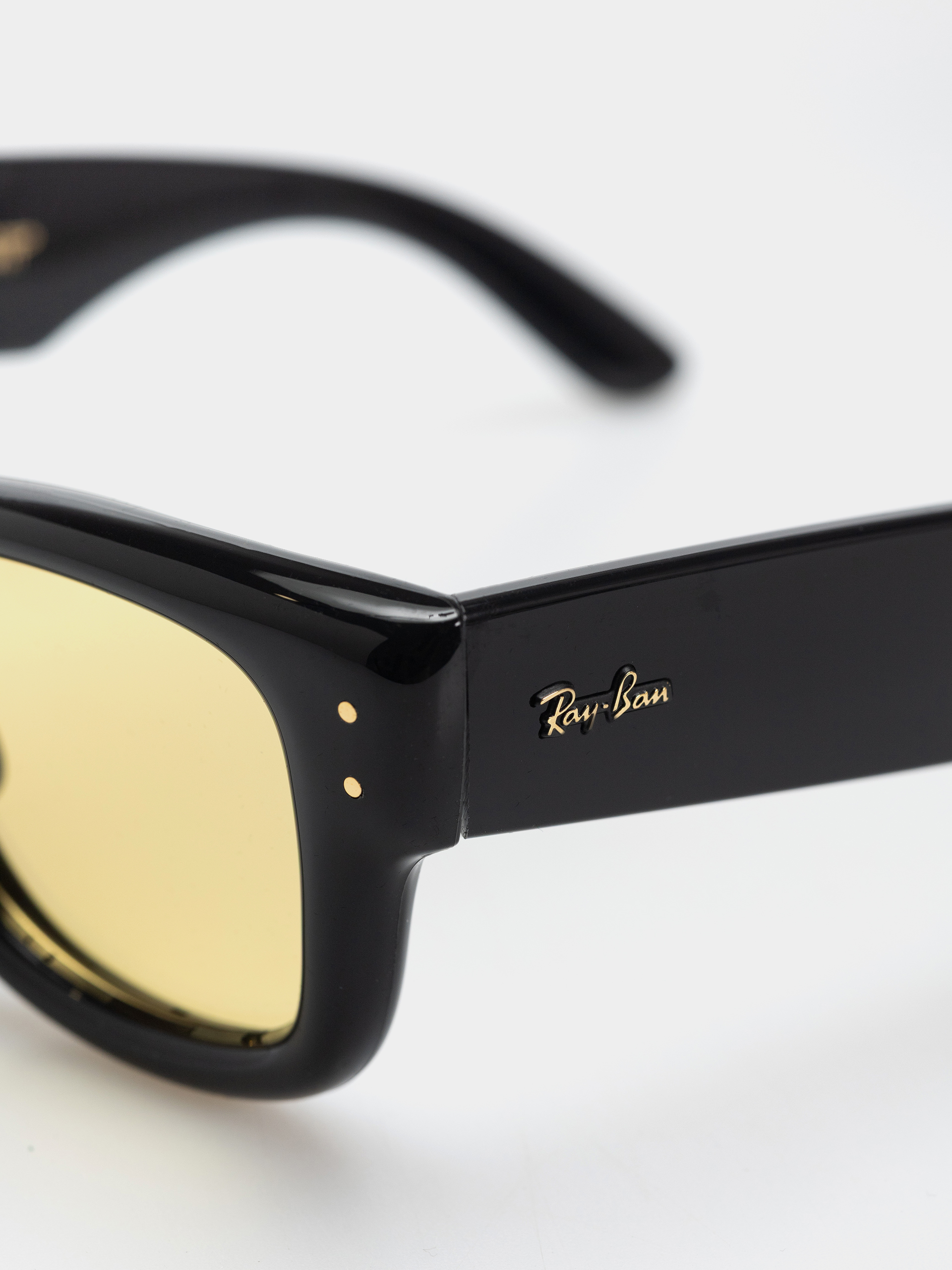 Slnečné okuliare Ray-Ban Wayfarer Puffer (polerowany czarny/żółty)