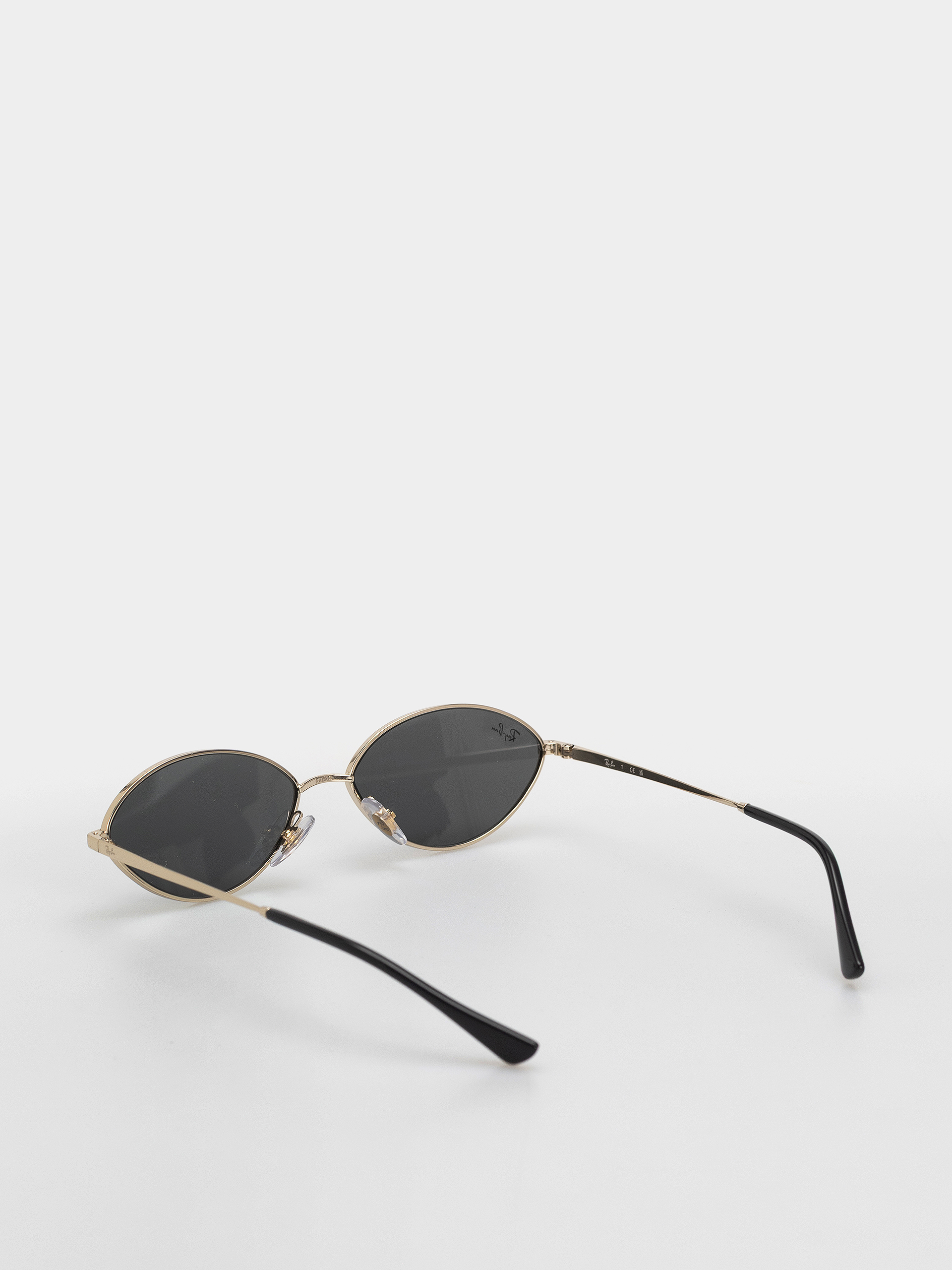 Slnečné okuliare Ray-Ban Kai (polerowany jasne złoto/ciemnoszary)