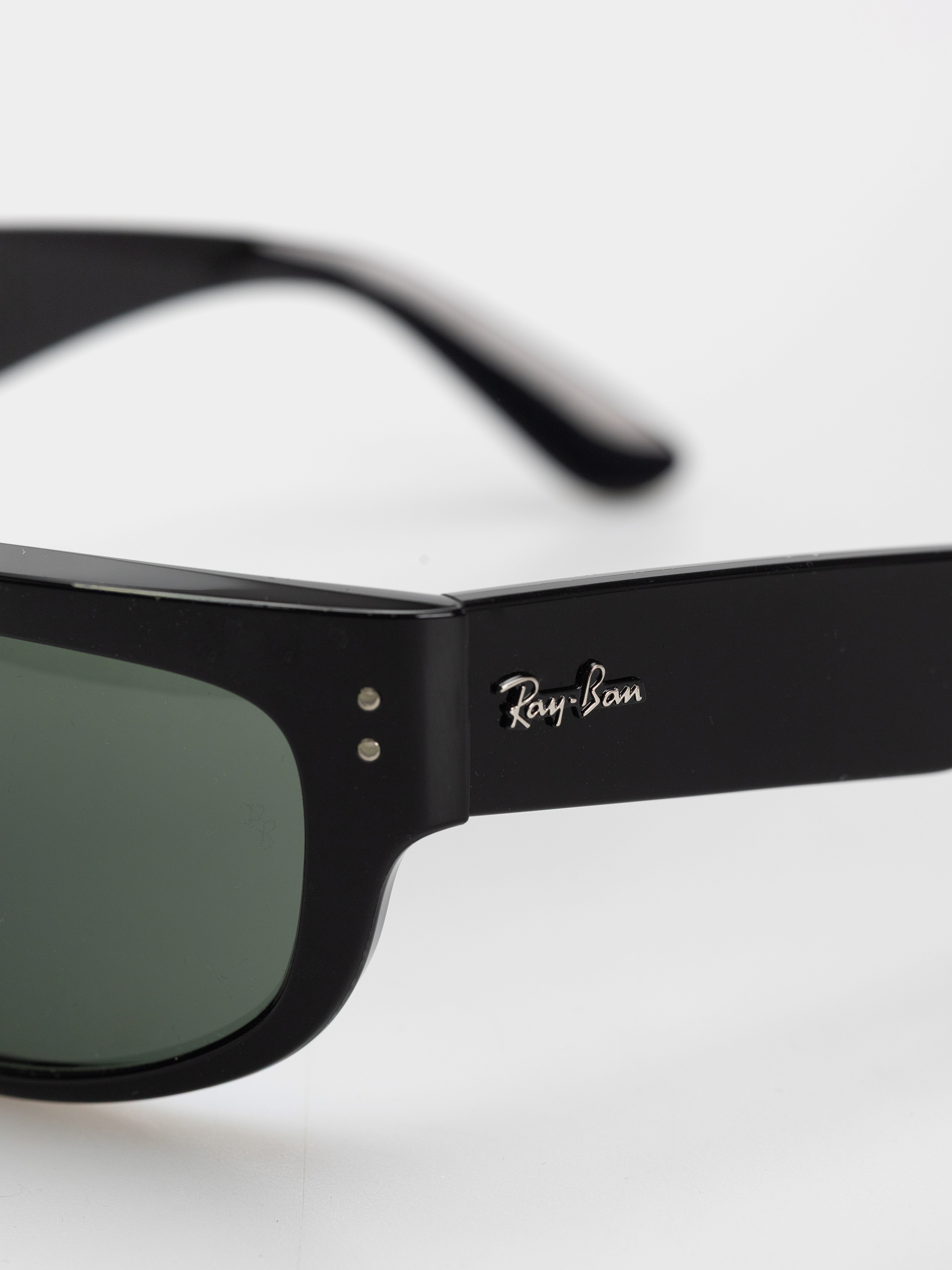 Slnečné okuliare Ray-Ban Mega Balorama (polerowany czarny/zielone g-15)