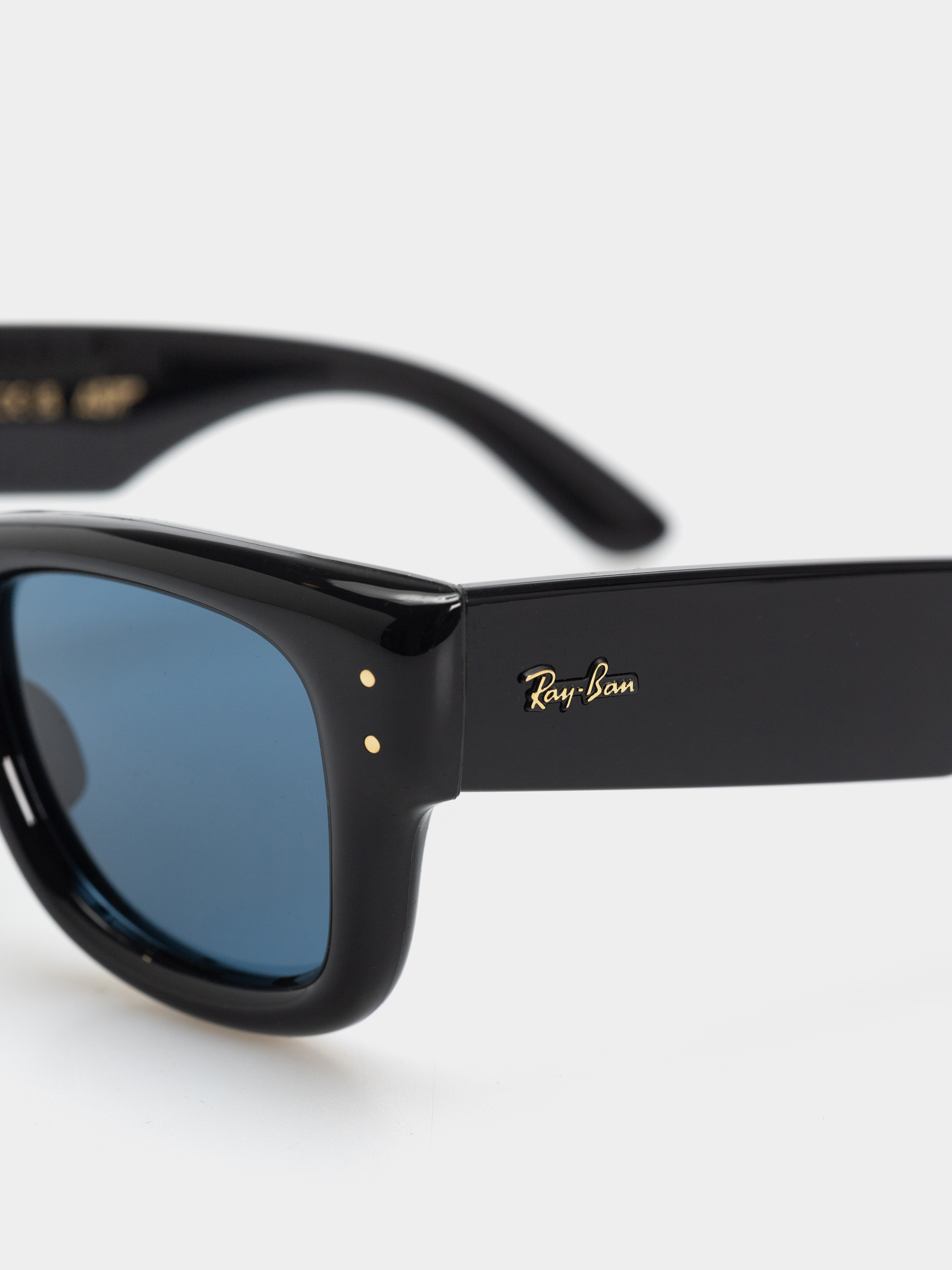 Slnečné okuliare Ray-Ban Wayfarer Puffer (polerowany czarny/ciemnoniebieski)