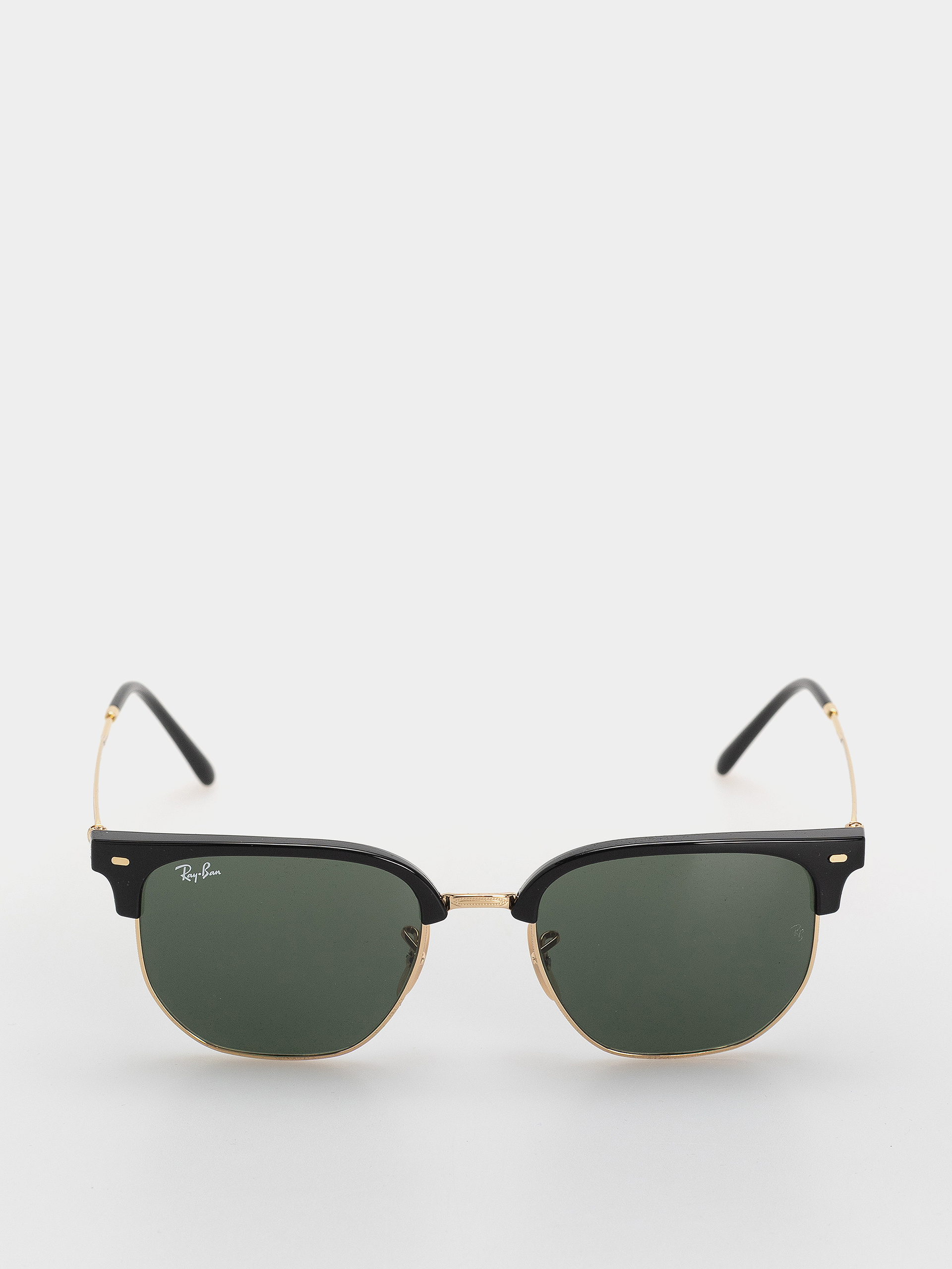 Slnečné okuliare Ray-Ban New Clubmaster (polerowany czarno-złote/zielony)