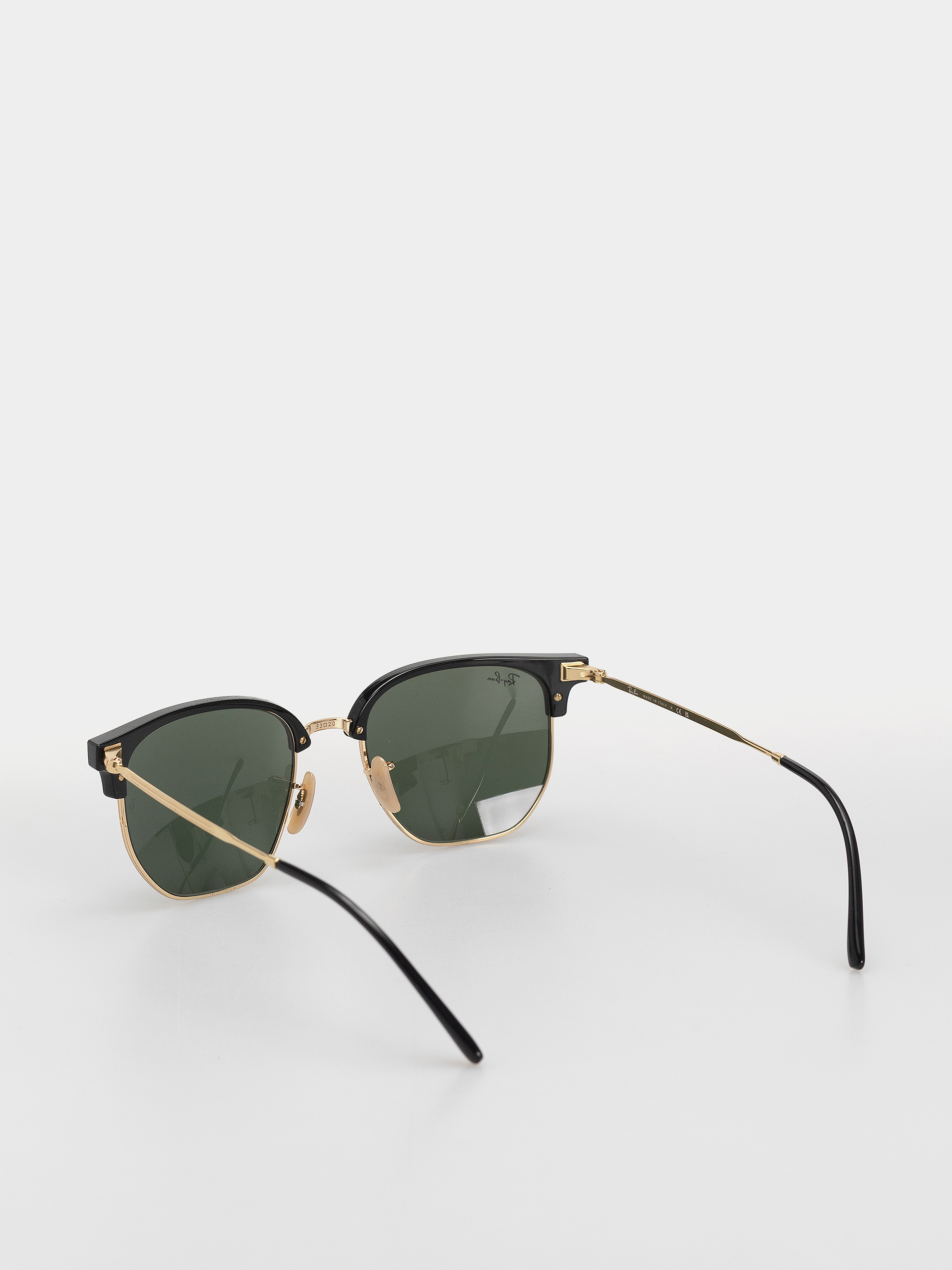 Slnečné okuliare Ray-Ban New Clubmaster (polerowany czarno-złote/zielony)