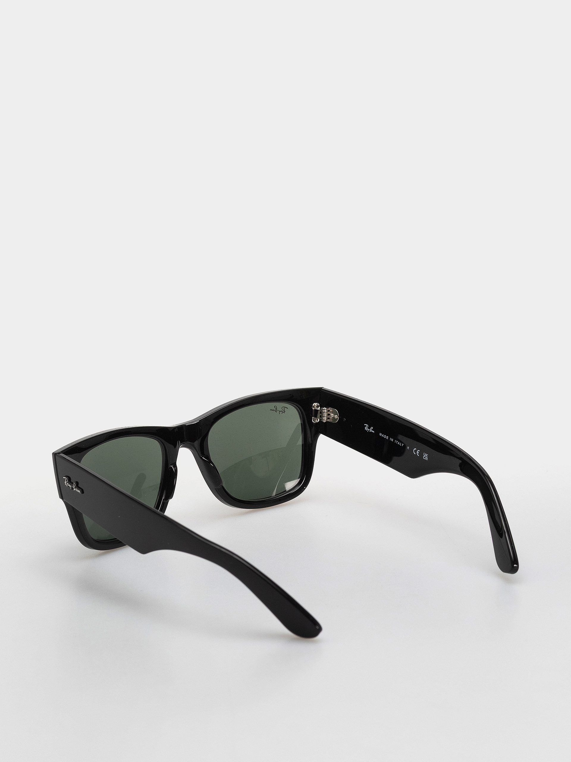 Slnečné okuliare Ray-Ban Mega Wayfarer (polerowany czarny/zielony)