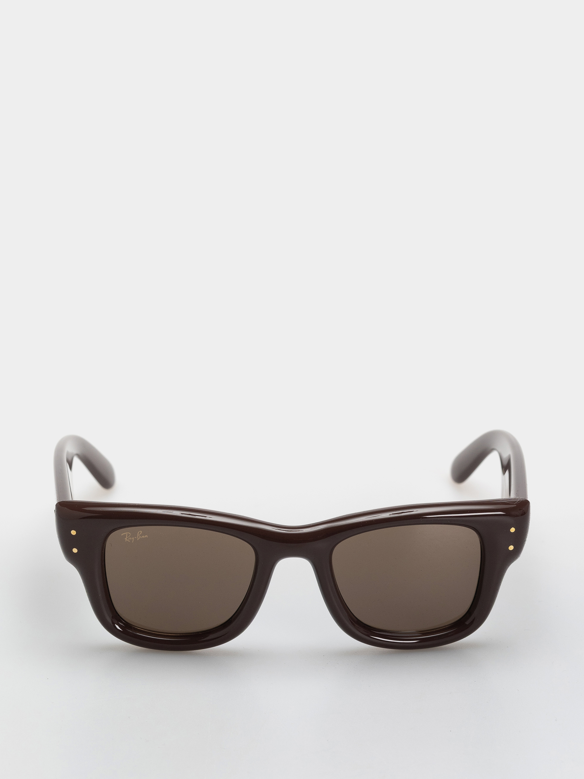 Slnečné okuliare Ray-Ban Wayfarer Puffer (polerowany ciemnobrązowy/ciemnobrązowy)