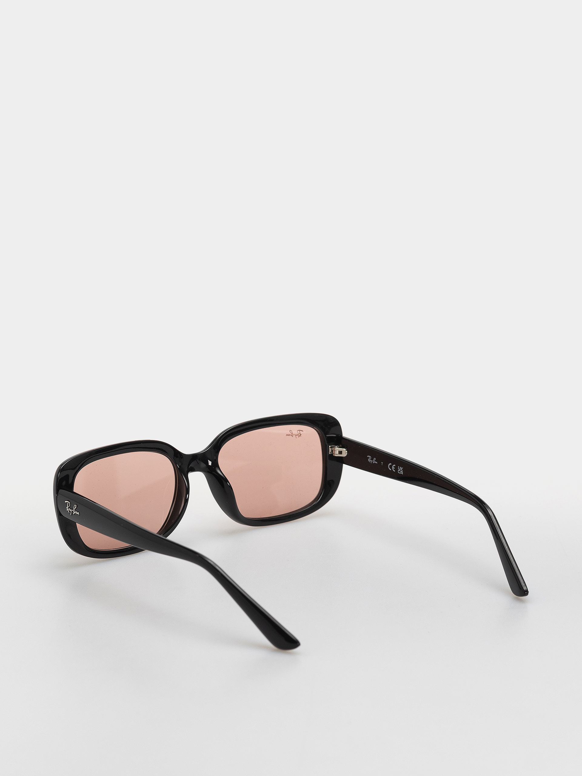 Slnečné okuliare Ray-Ban Rb4421D (polerowany czarny/ciemnoróżowe)