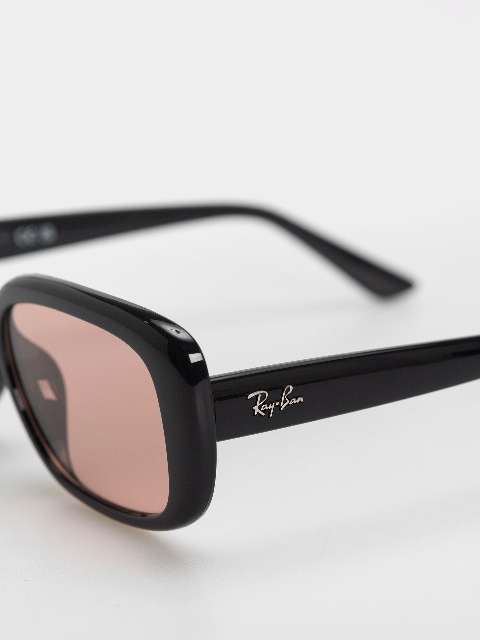 Slnečné okuliare Ray-Ban Rb4421D (polerowany czarny/ciemnoróżowe)