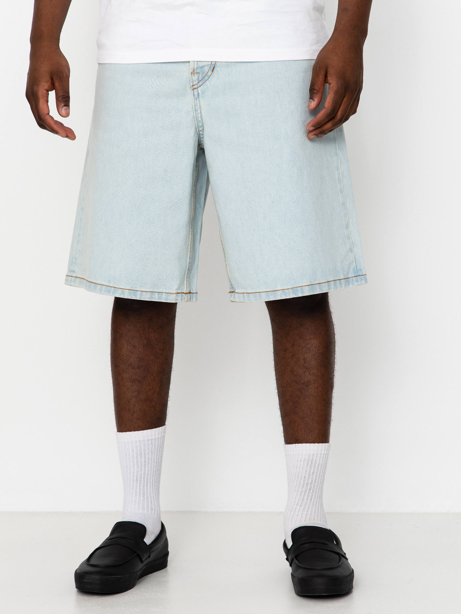 Kraťasy Vans Lx Check 5 Baggy Denim (blue ice)