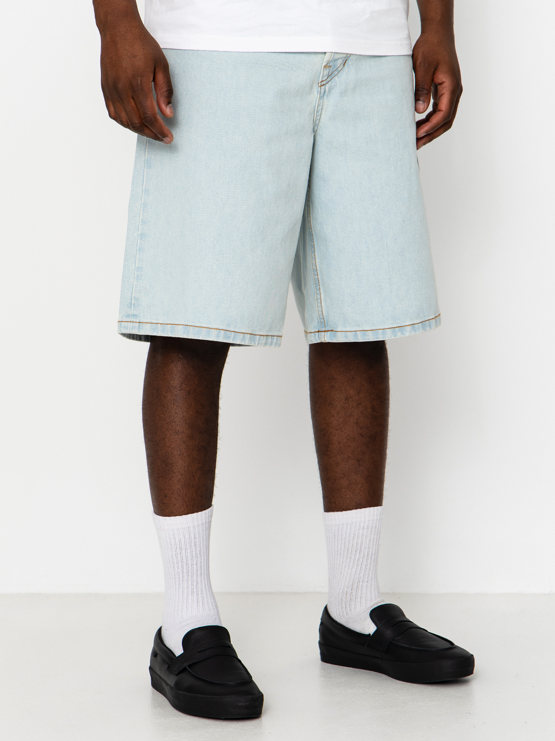 Kraťasy Vans Lx Check 5 Baggy Denim (blue ice)