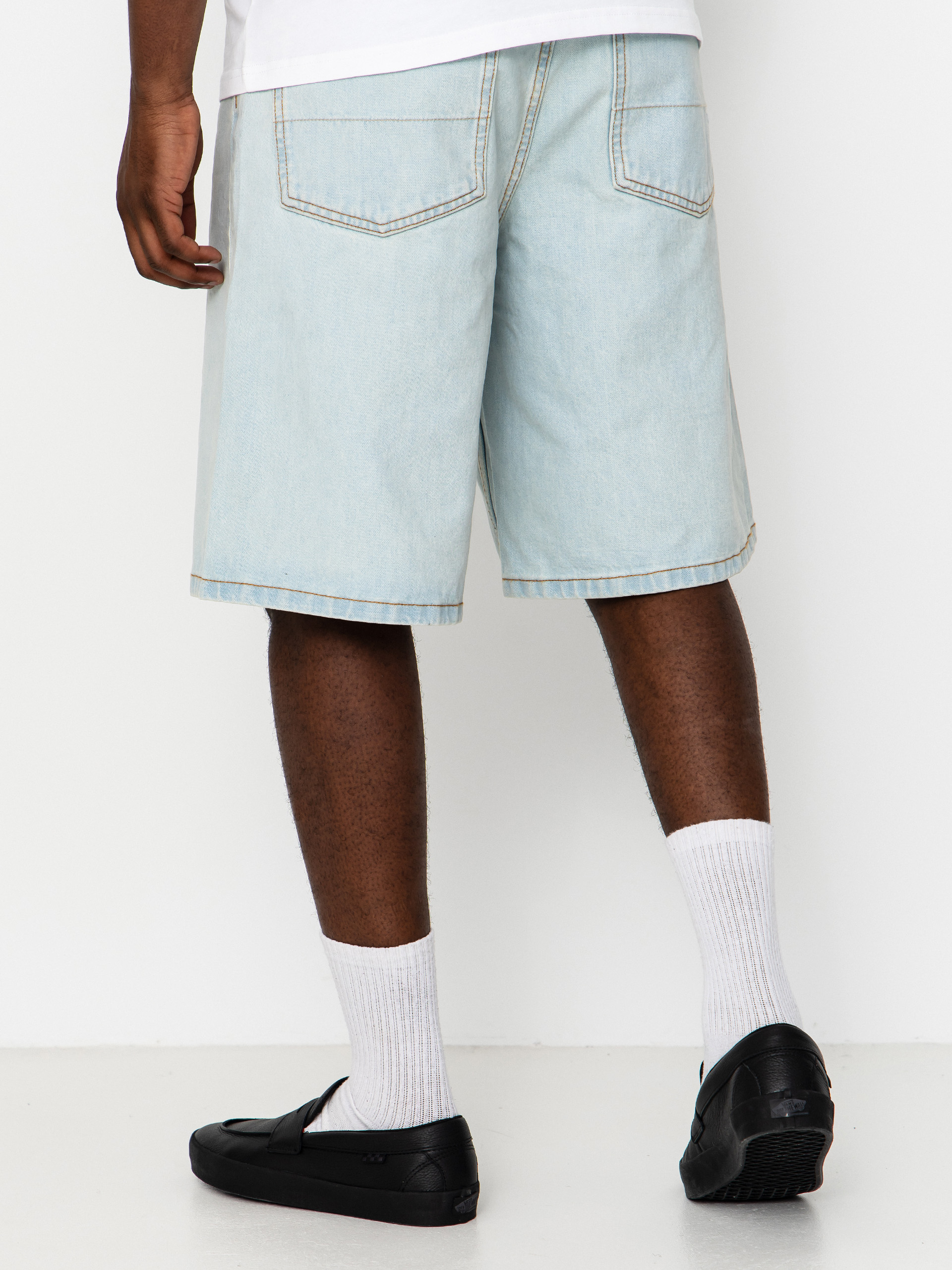 Kraťasy Vans Lx Check 5 Baggy Denim (blue ice)