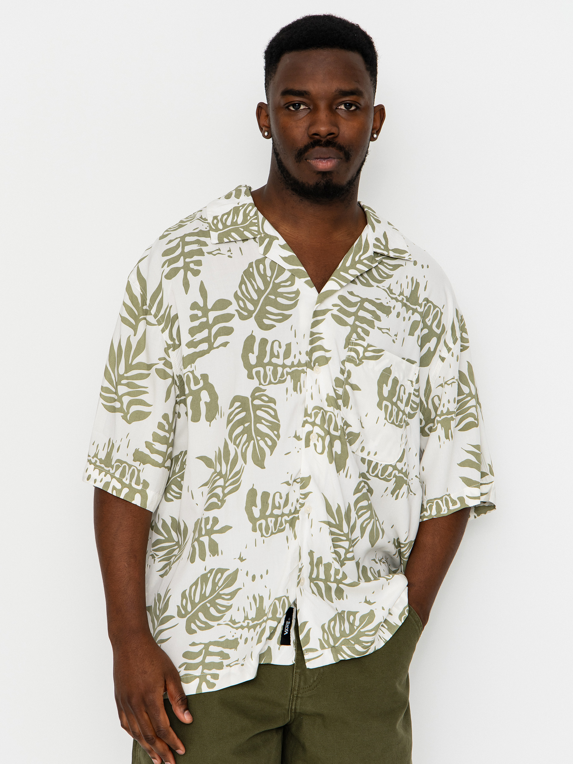 Kou0161eu013ea Vans Van Doren Printed Camp (soft sage)
