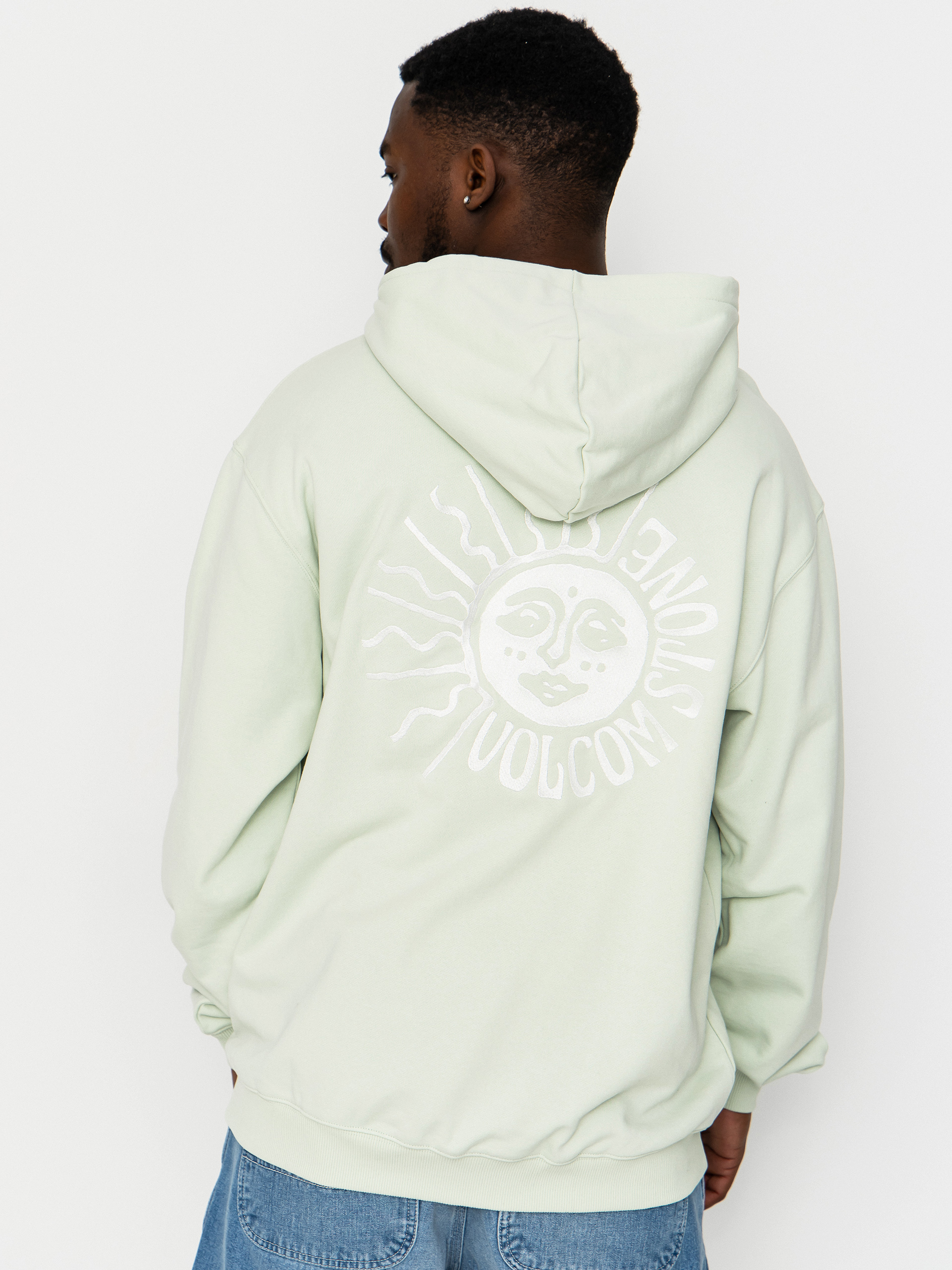 Mikina s kapucu0148ou Volcom Handerry HD (pale aqua)