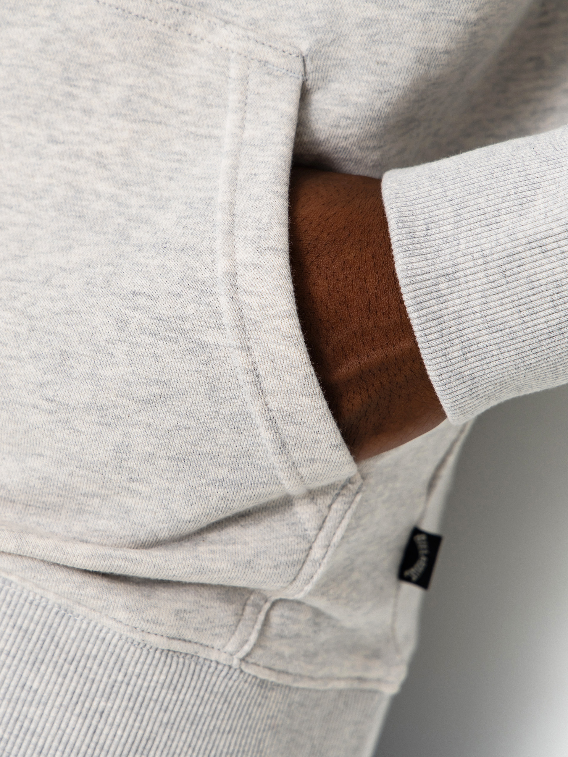 Mikina s kapucňou Billabong Foundation HD (light grey heather)