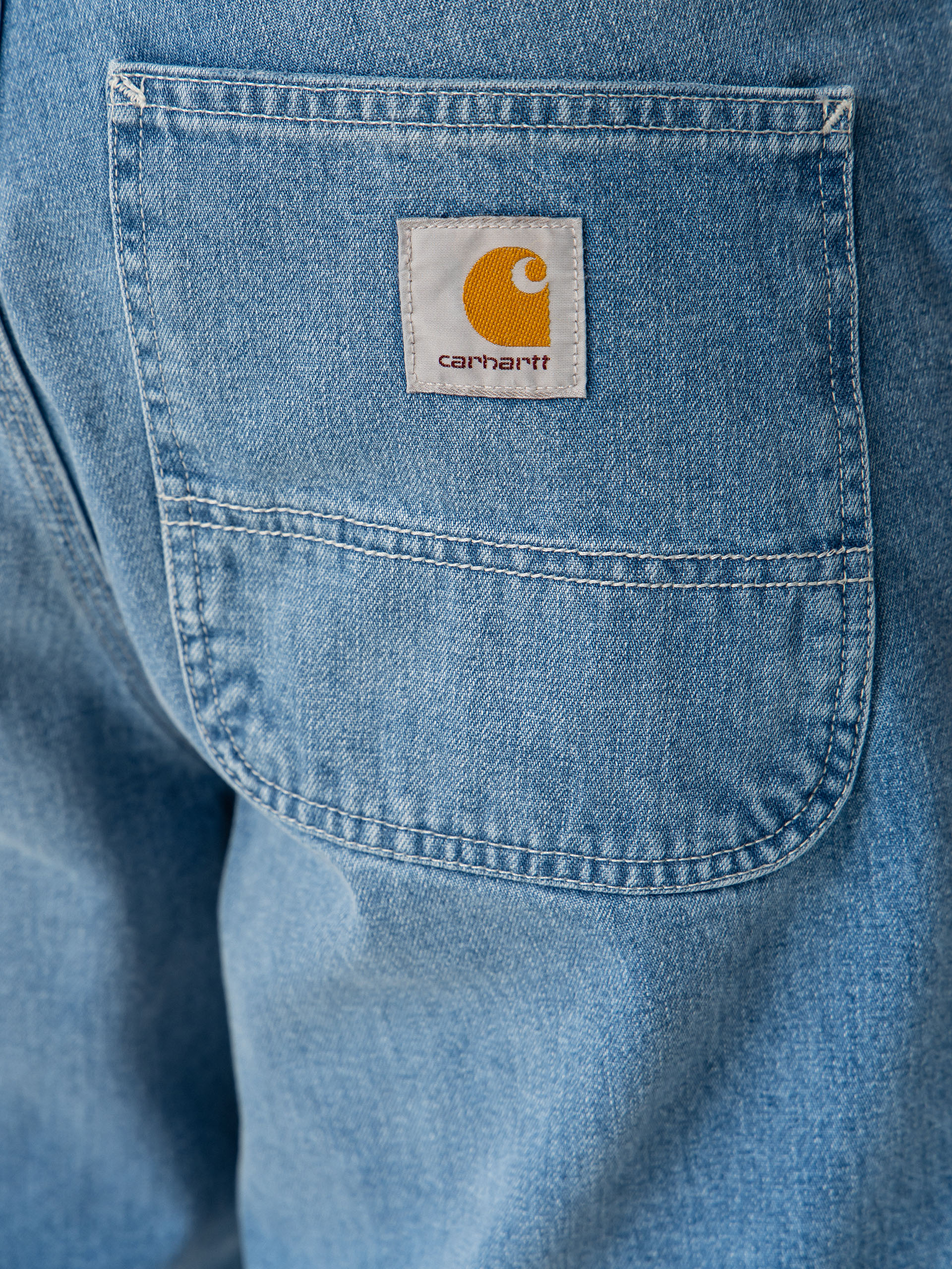 Kraťasy Carhartt WIP Simple (blue light true washed)
