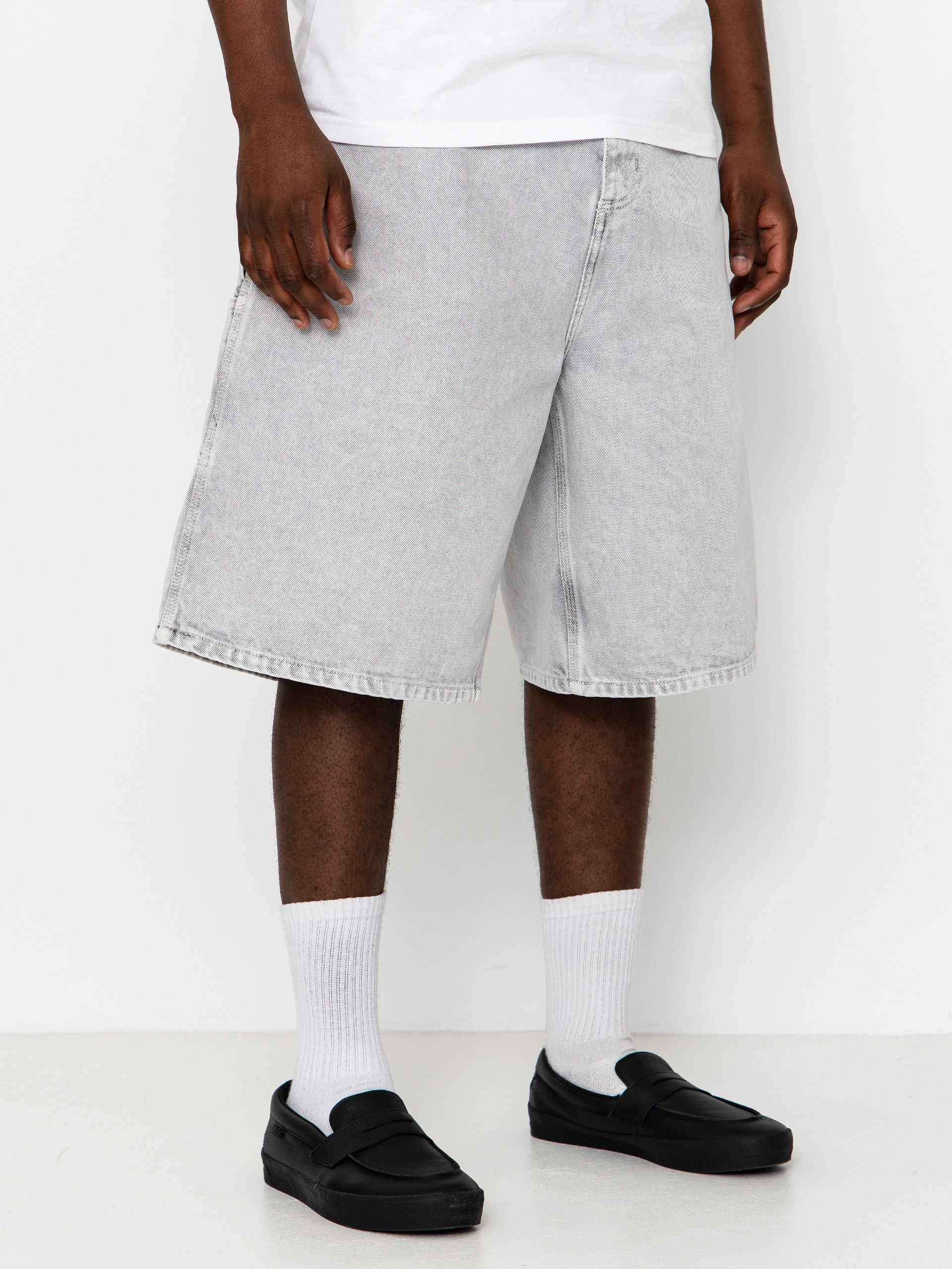 Kraťasy Carhartt WIP OG Single Knee (black chalk wash)