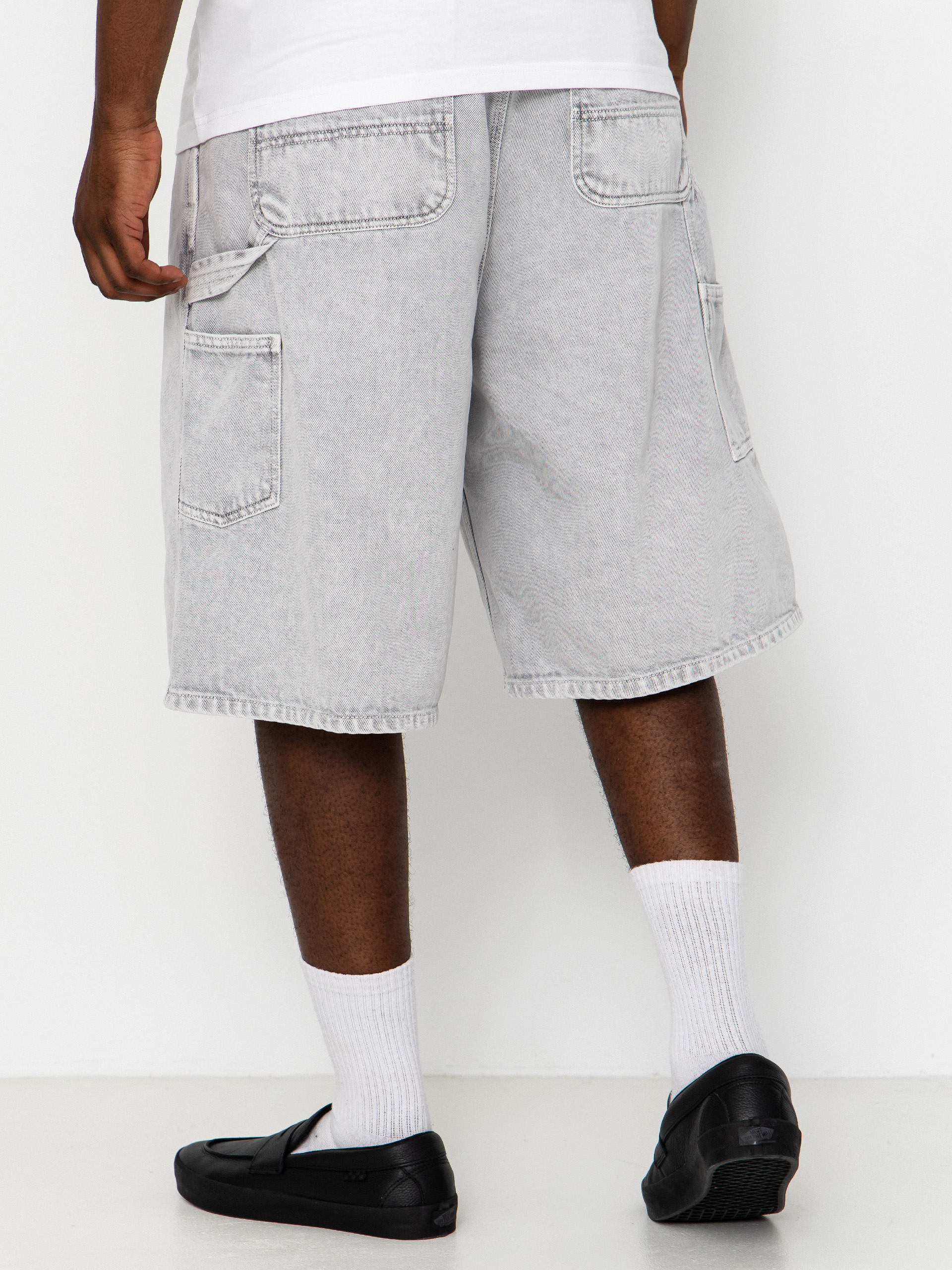 Kraťasy Carhartt WIP OG Single Knee (black chalk wash)