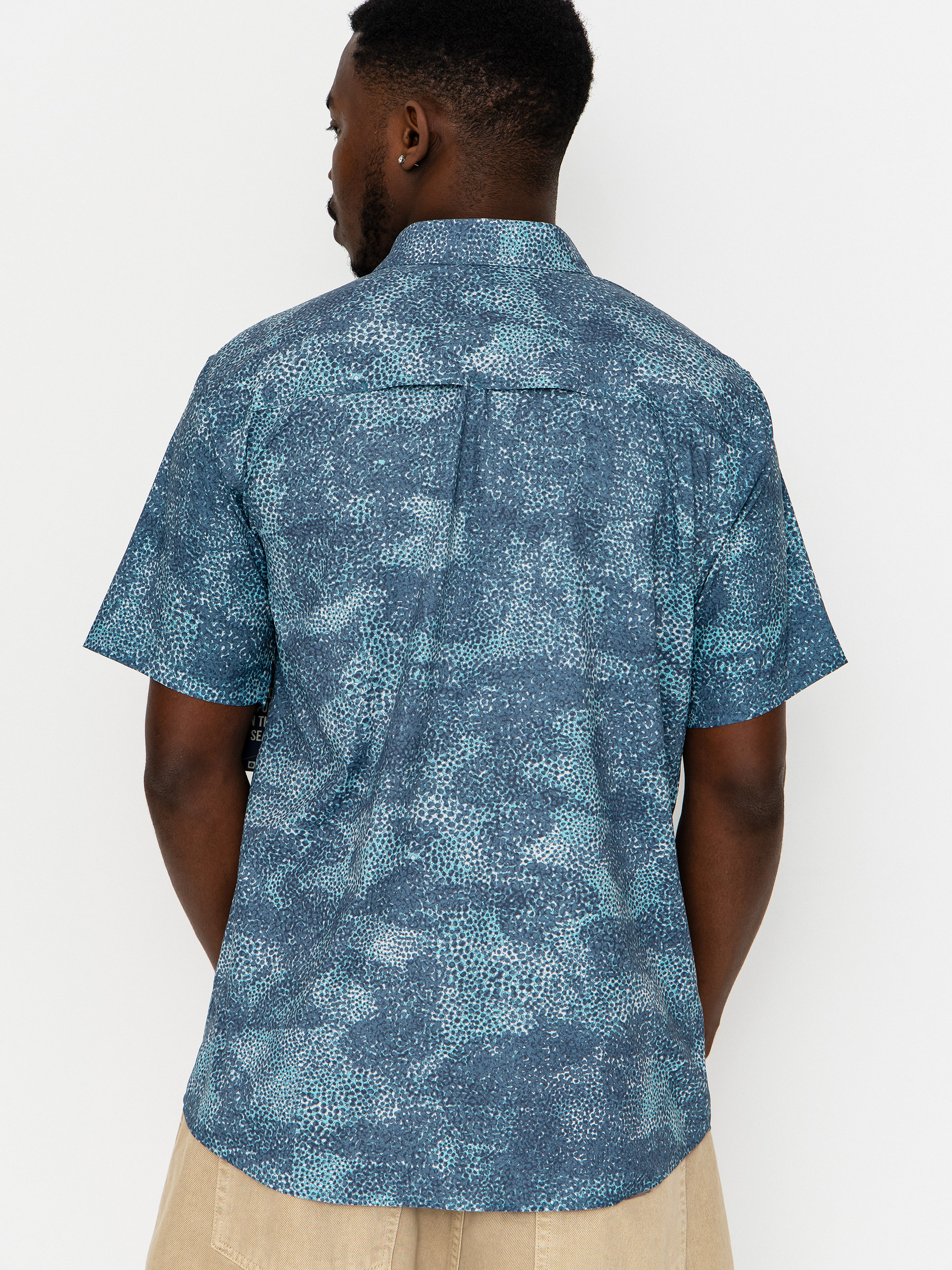 Košeľa Salty Crew Flagship Uv Button Up (dark navy)