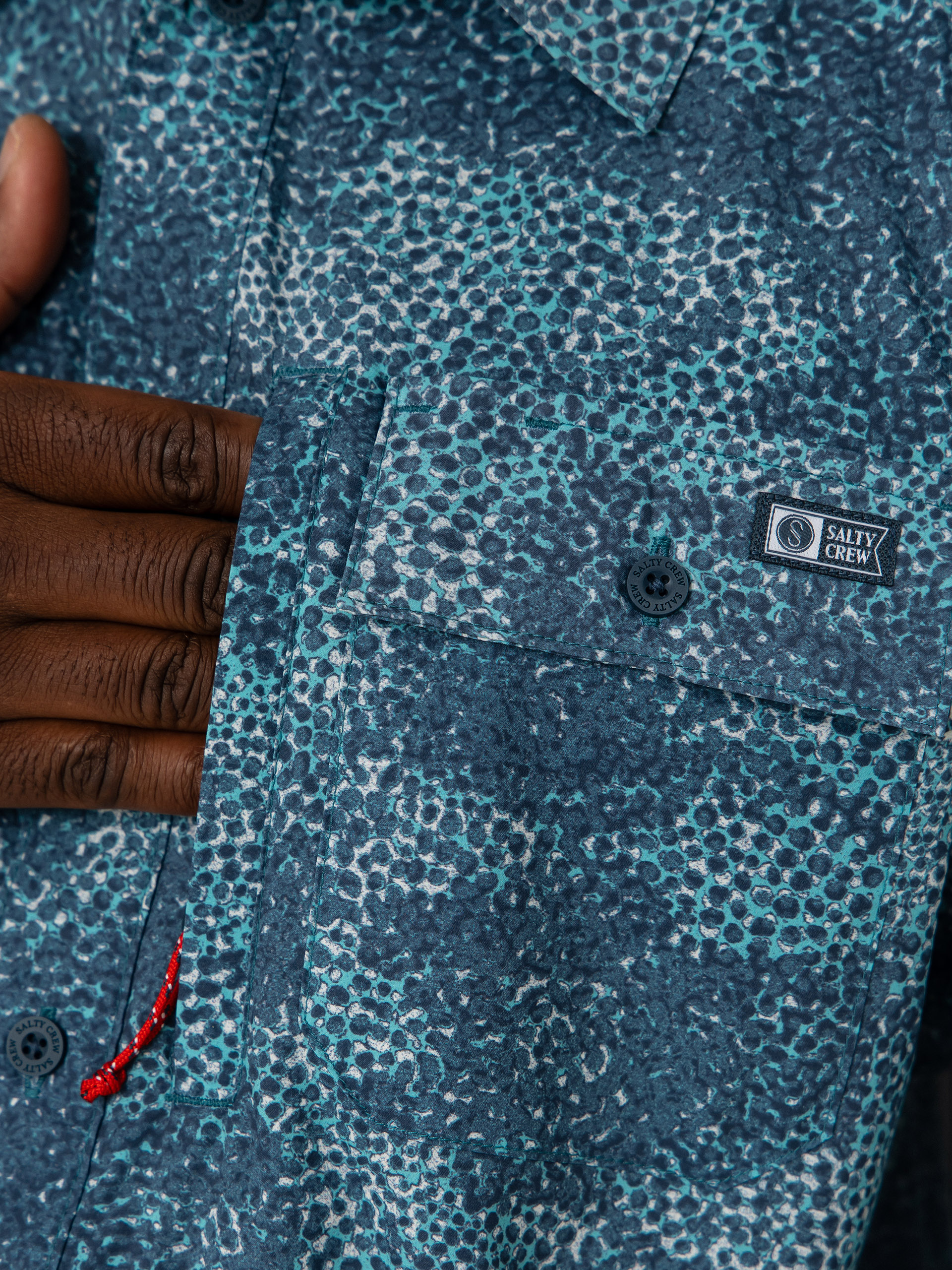Košeľa Salty Crew Flagship Uv Button Up (dark navy)
