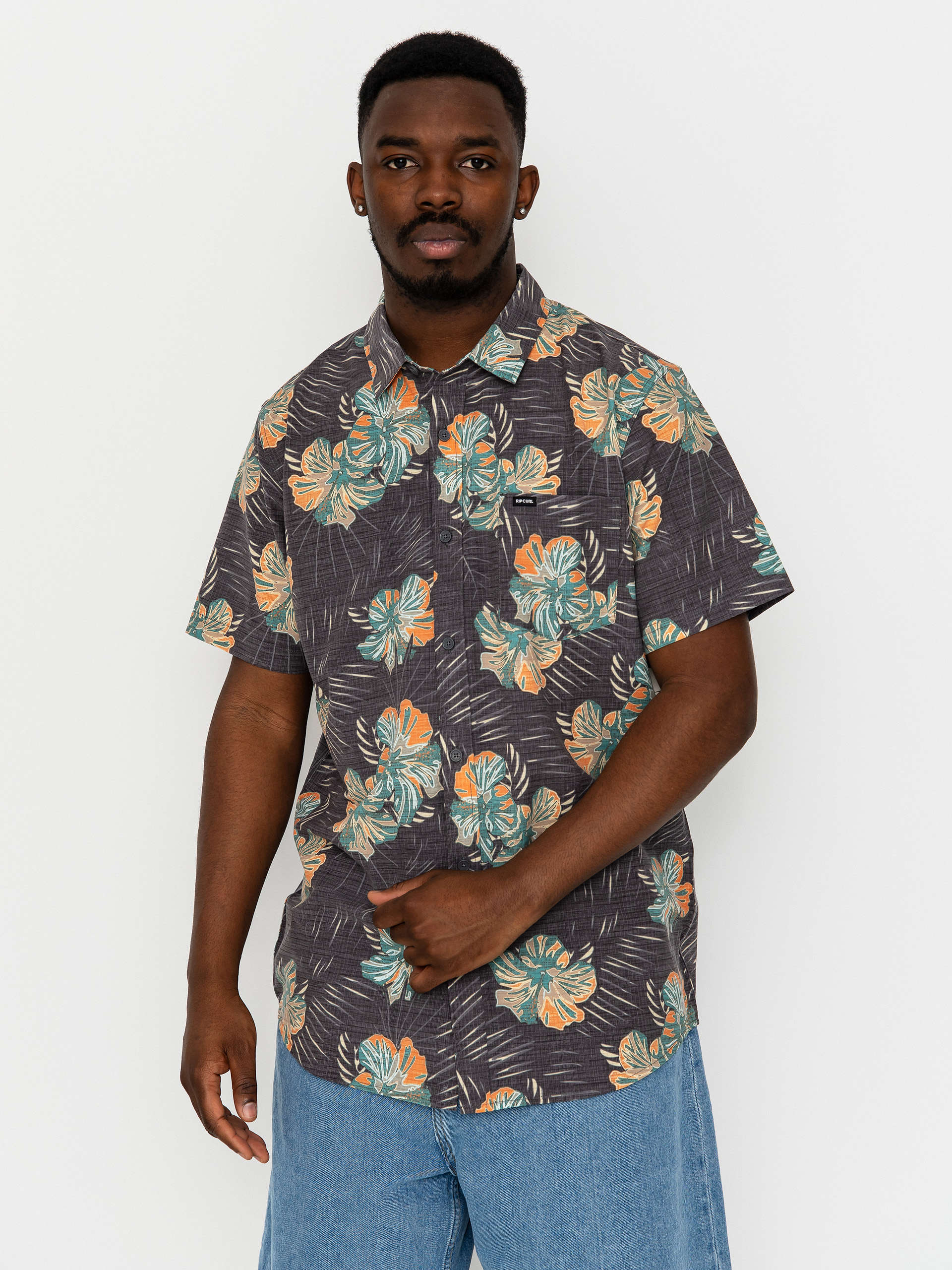 Košeľa Rip Curl Sessions Aerotech (black)
