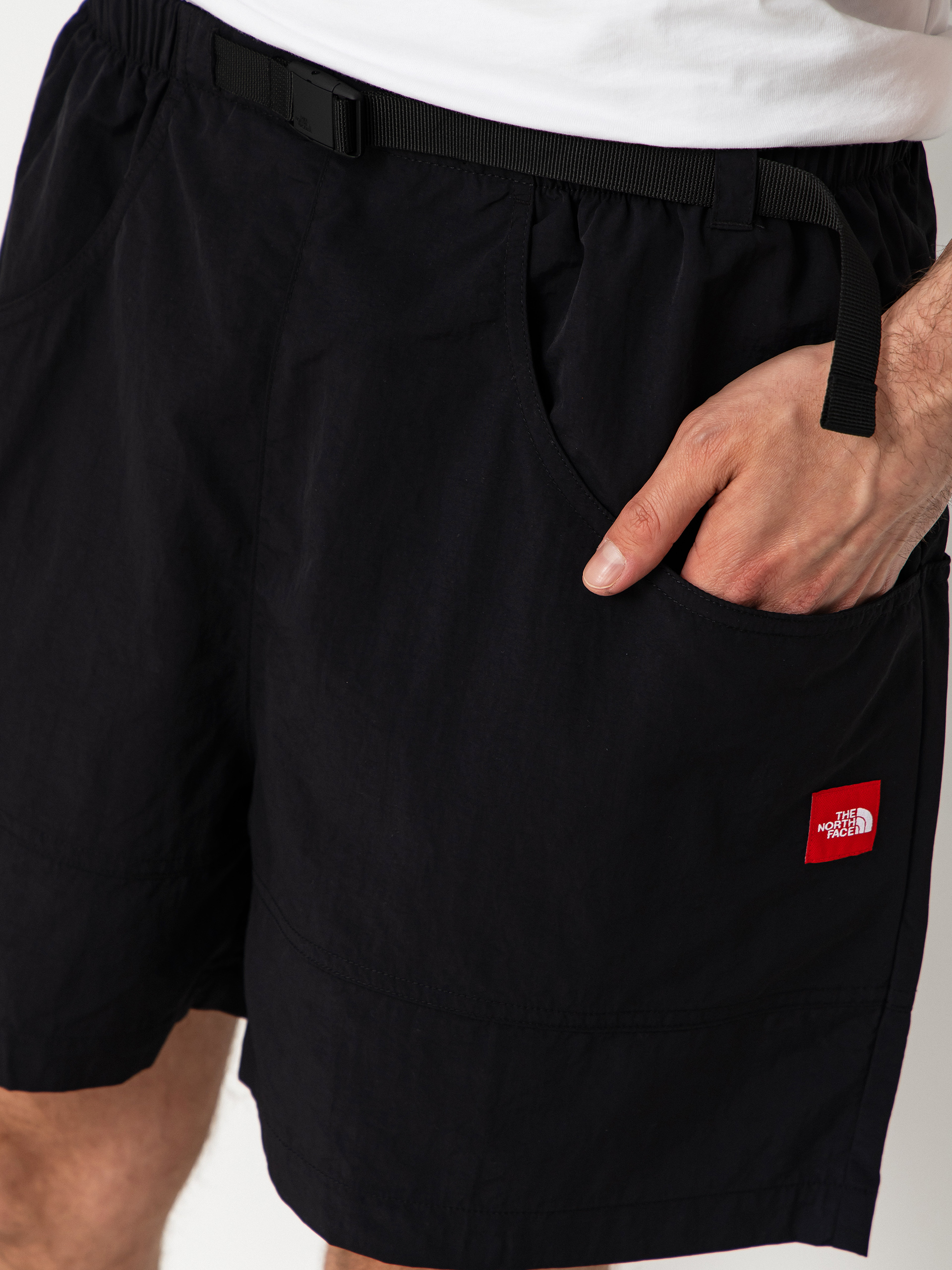 Kraťasy The North Face Tnf Red Box Nylon Belted (tnf black)