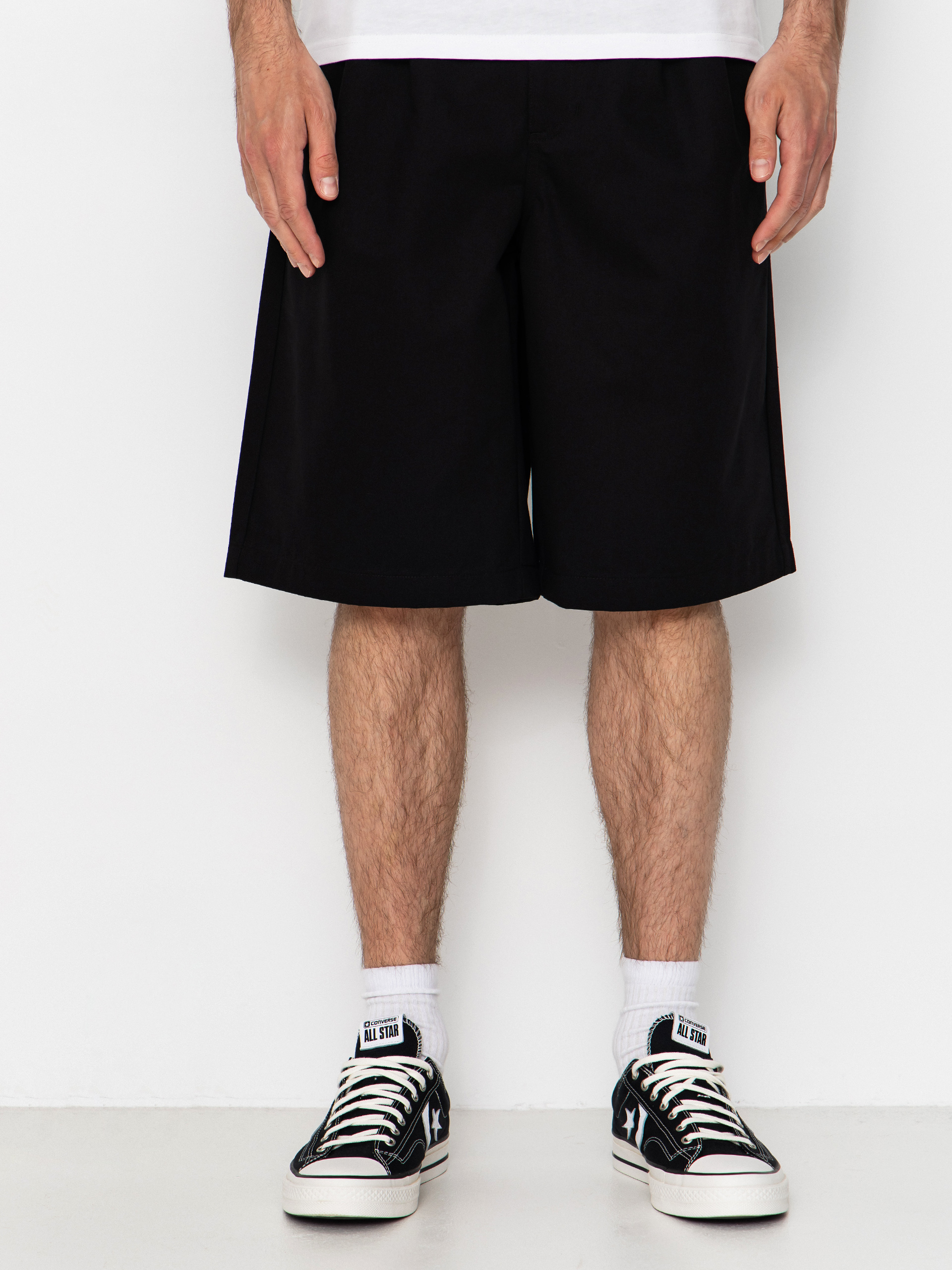Kraťasy HUF Sorta Long Chino (black)