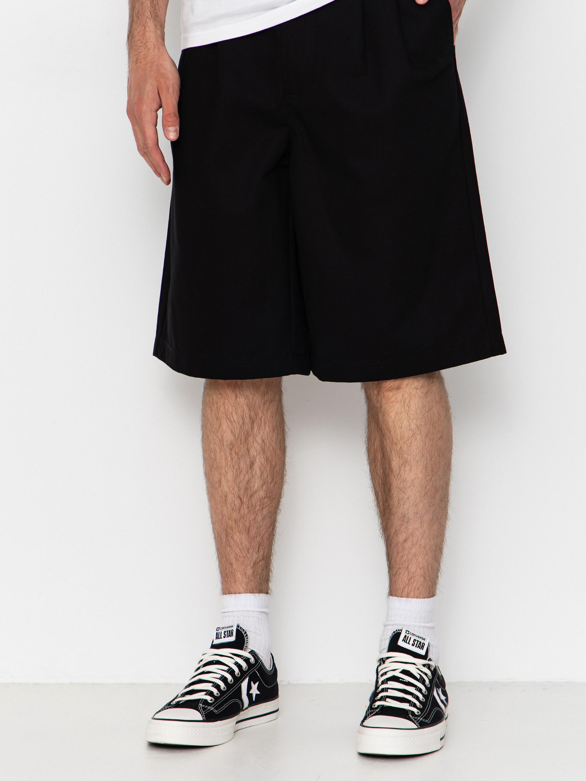 Kraťasy HUF Sorta Long Chino (black)